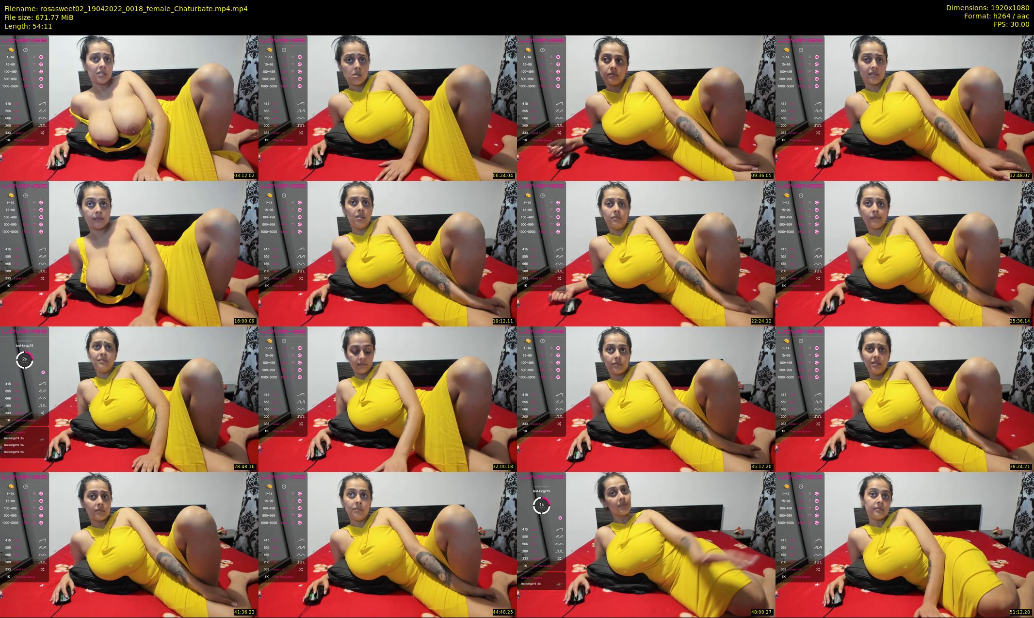 rosasweet02 — 55 minute Chaturbate female cam show recording, 1080p, Apr 19, 2022