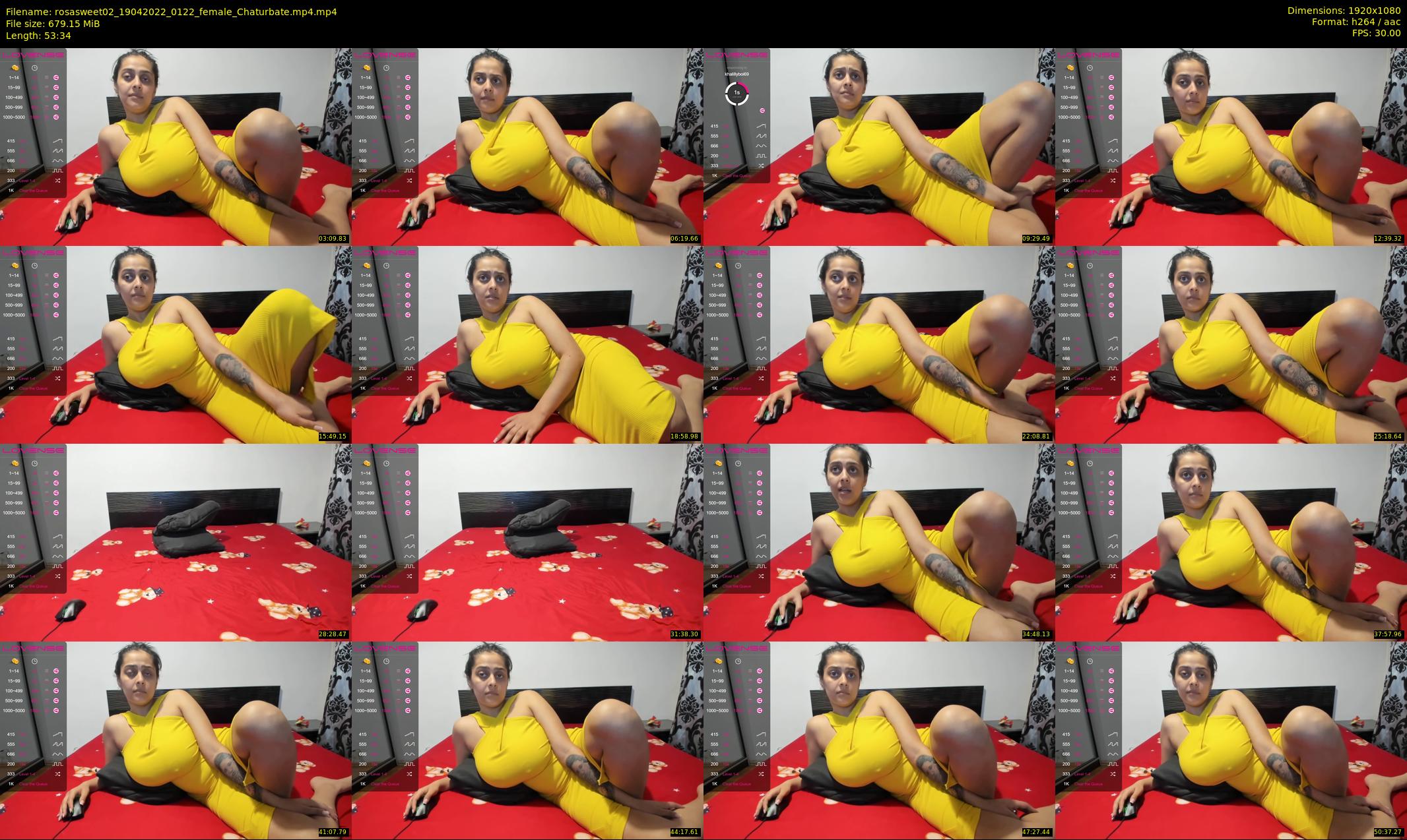 rosasweet02 — 54 minute Chaturbate female cam show recording, 1080p, Apr 19, 2022