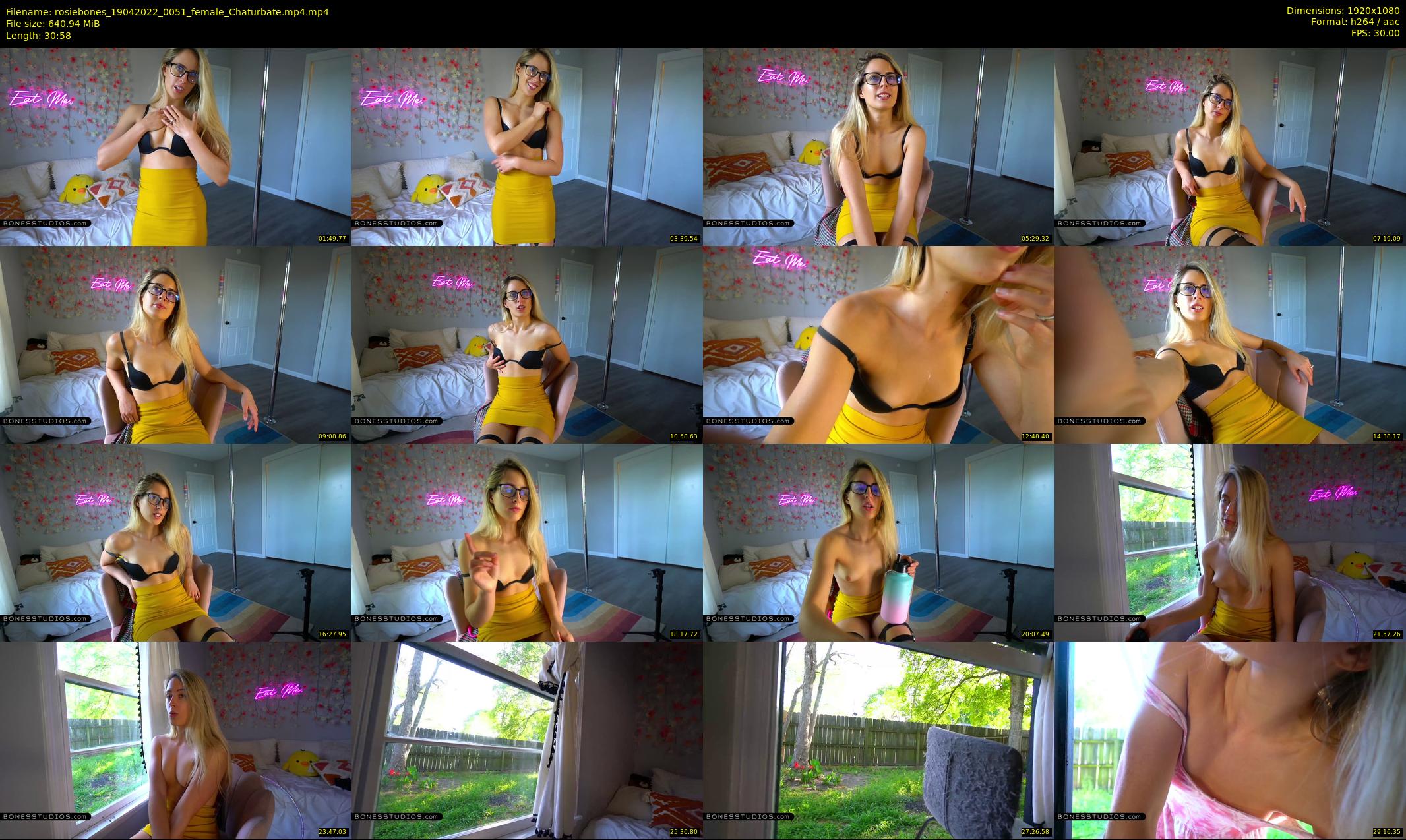 rosiebones — 31 minute Chaturbate female cam show recording, 1080p, Apr 19, 2022