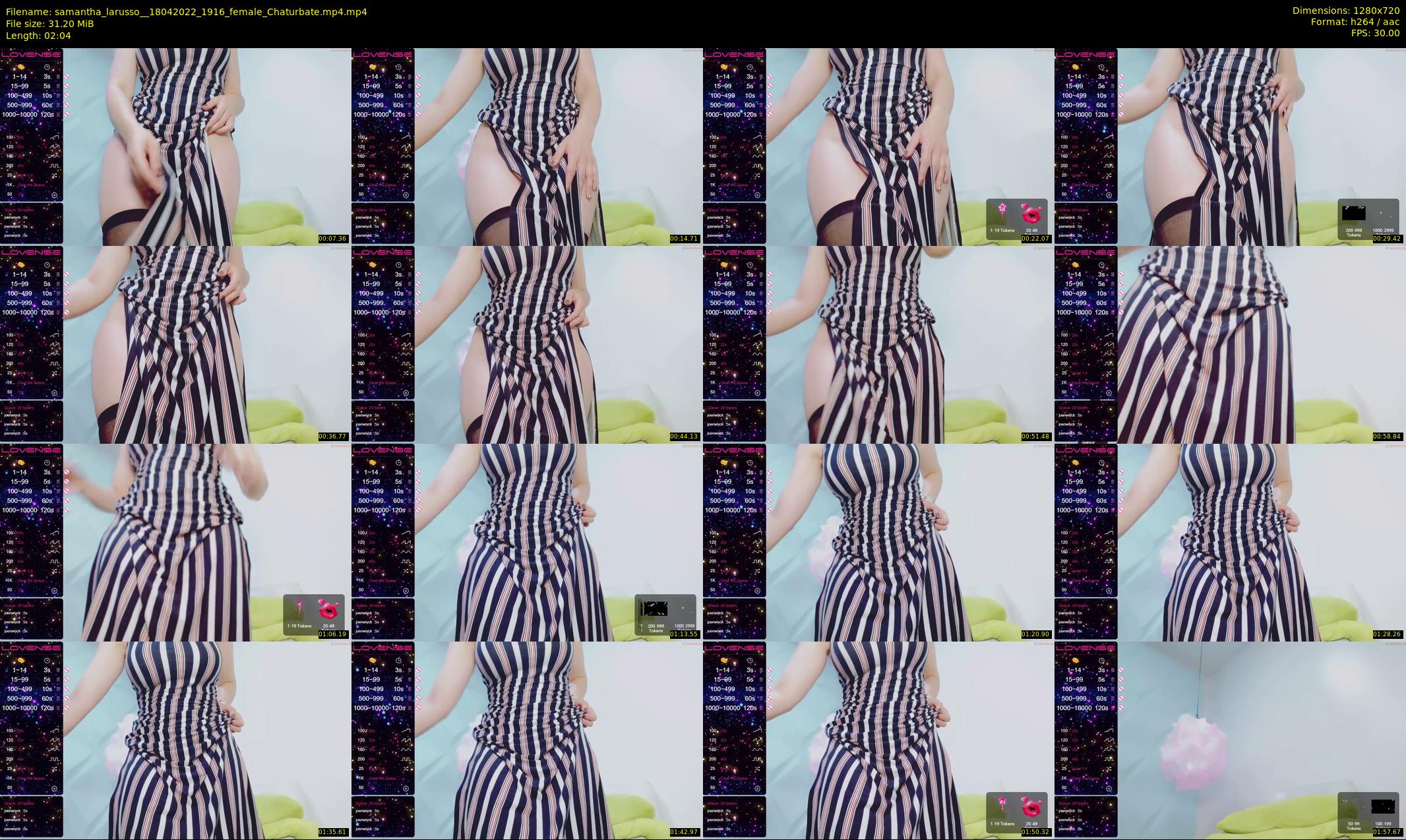 samantha_larusso_ — 3 minute Chaturbate couple cam show recording, 720p, Apr 18, 2022