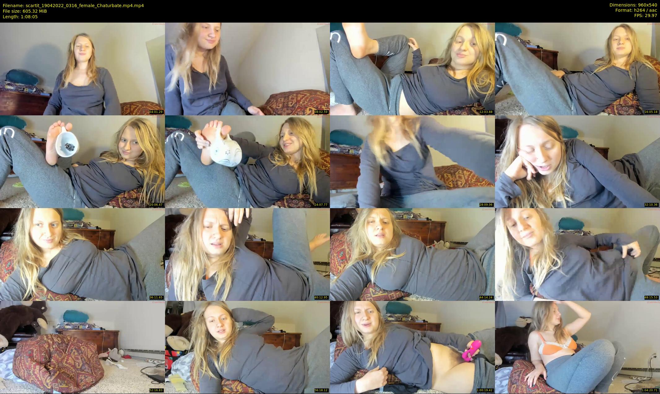 scartit — 69 minute Chaturbate female cam show recording, 480p, Apr 19, 2022