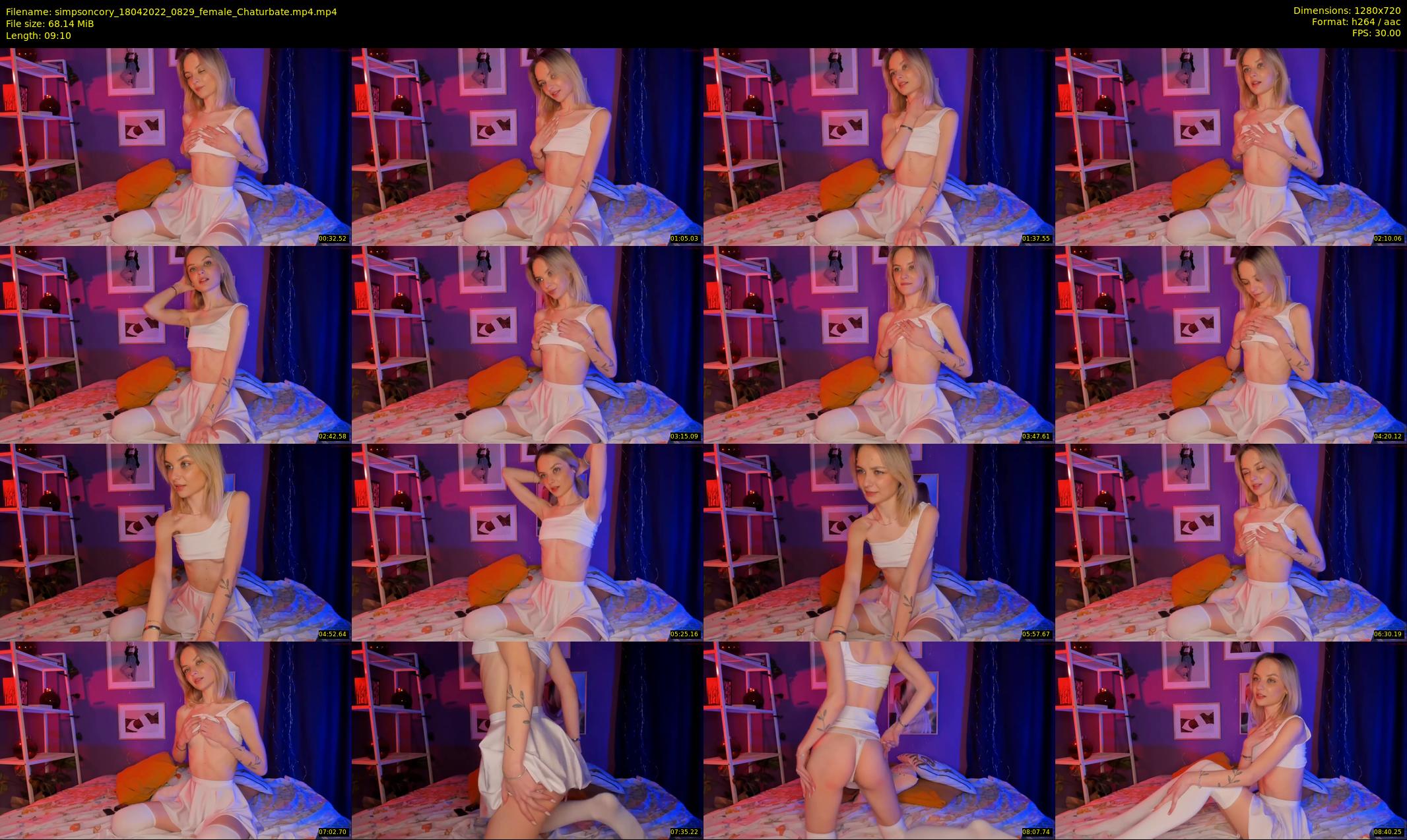 simpsoncory — 10 minute Chaturbate female cam show recording, 720p, Apr 18, 2022
