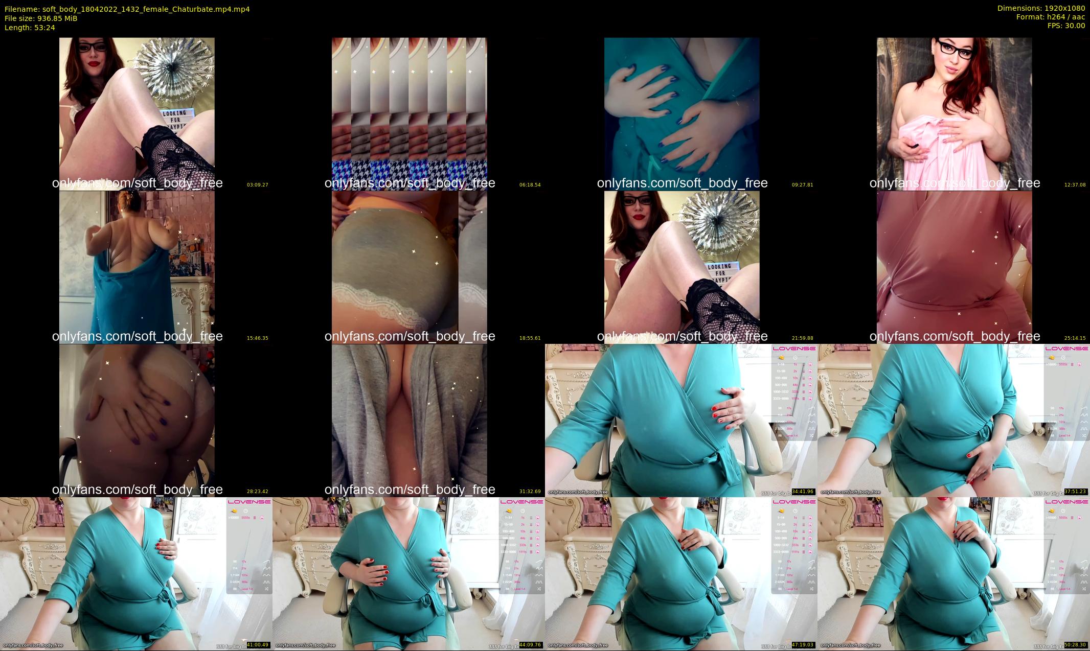soft_body — 54 minute Chaturbate female cam show recording, 1080p, Apr 18, 2022