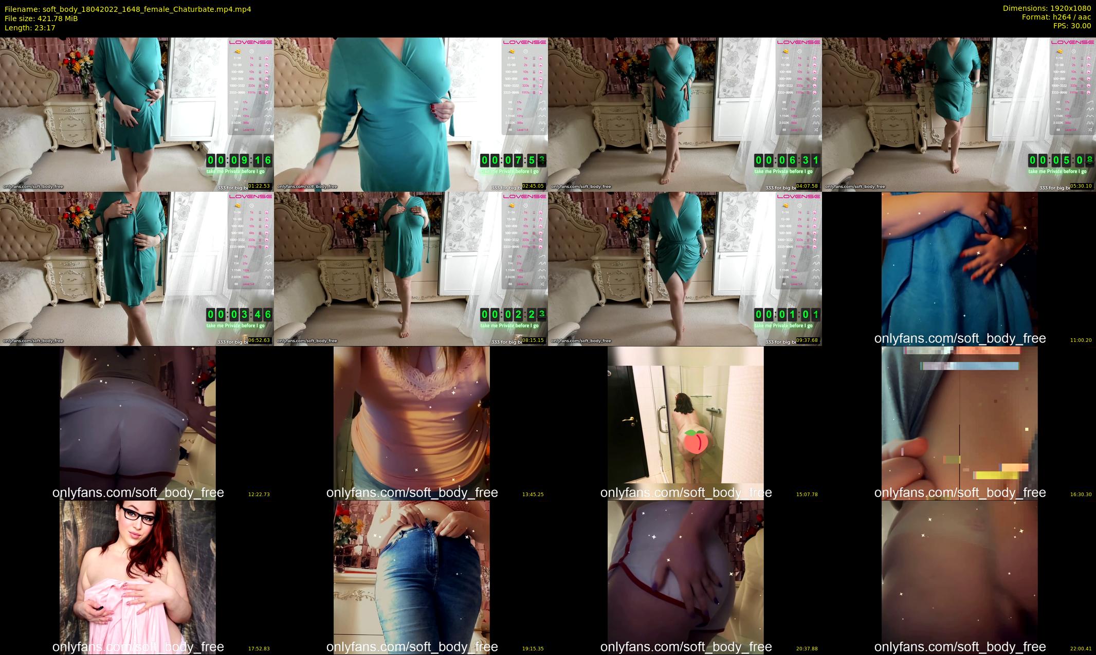 soft_body — 24 minute Chaturbate female cam show recording, 1080p, Apr 18, 2022