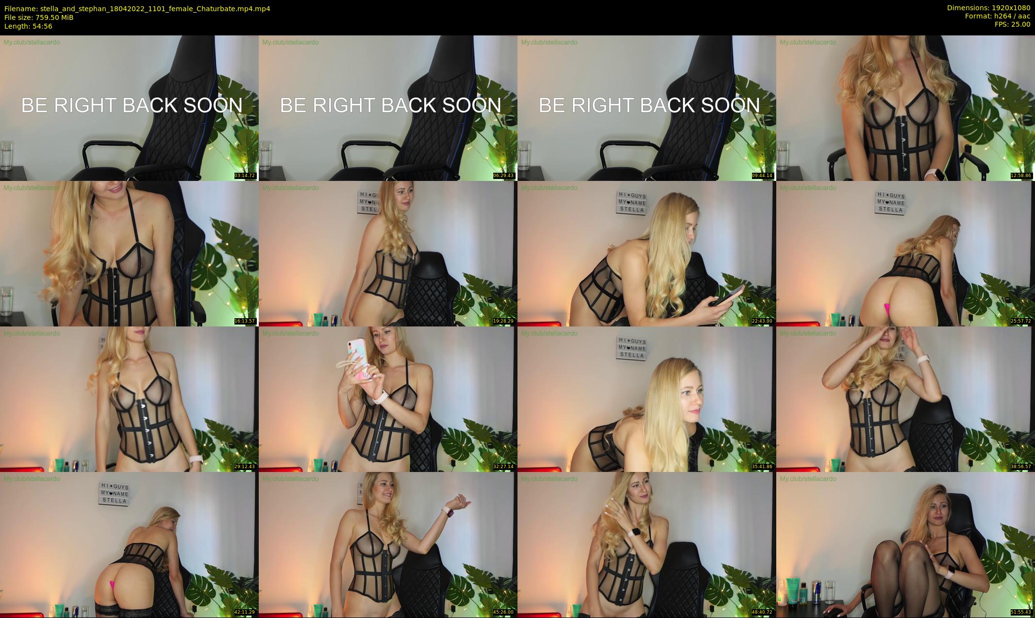 stella_and_stephan — 55 minute Chaturbate couple cam show recording, 1080p, Apr 18, 2022