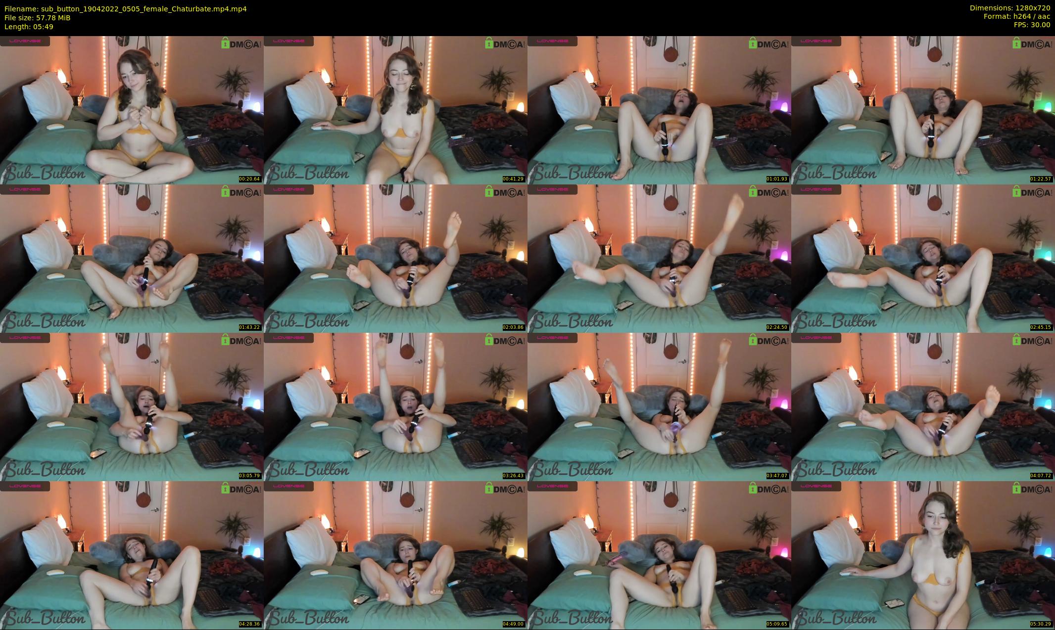 sub_button — 6 minute Chaturbate female cam show recording, 720p, Apr 19, 2022