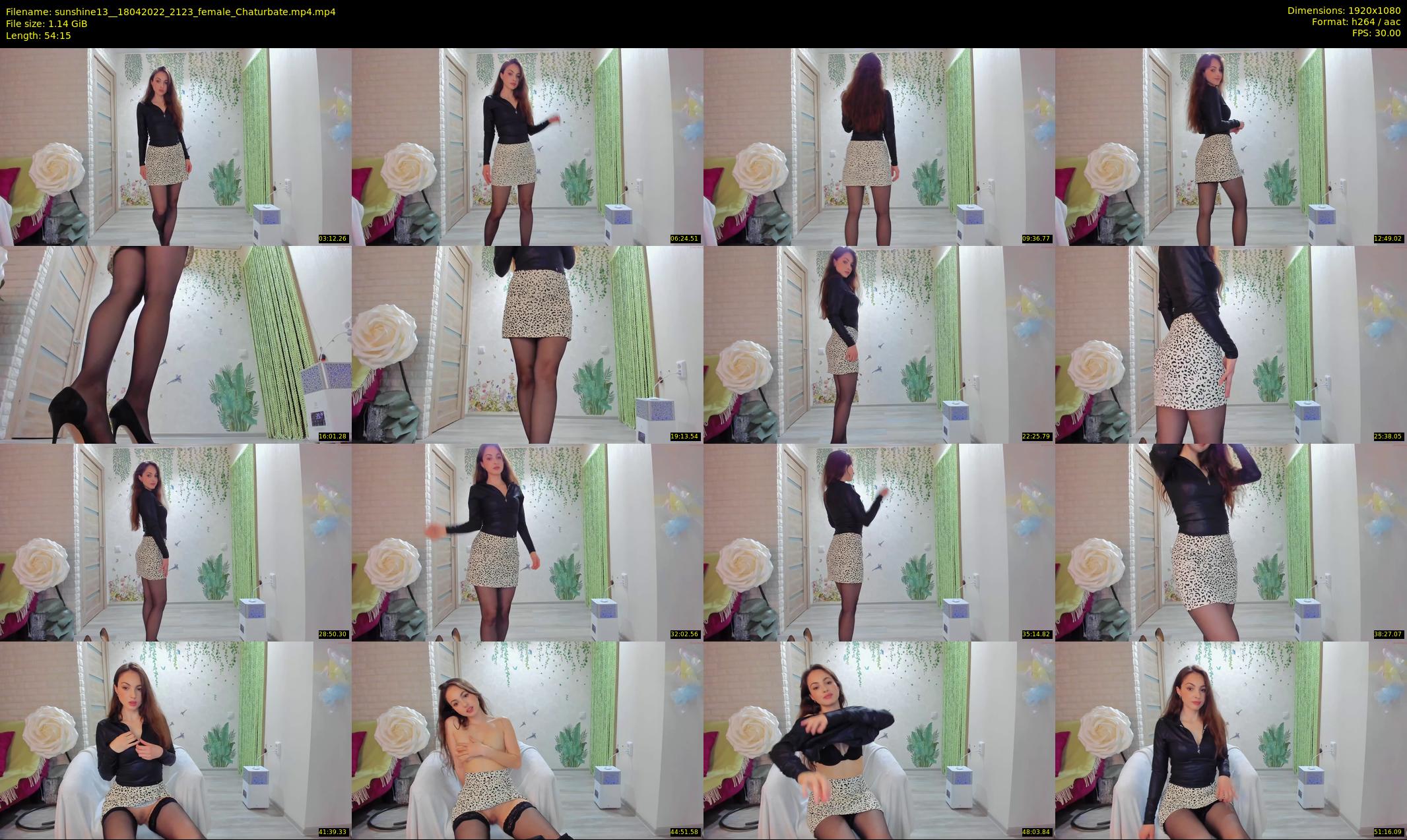sunshine13_ — 55 minute Chaturbate female cam show recording, 1080p, Apr 18, 2022