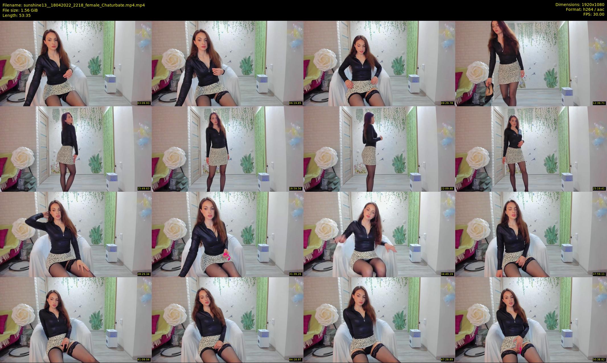 sunshine13_ — 54 minute Chaturbate female cam show recording, 1080p, Apr 18, 2022