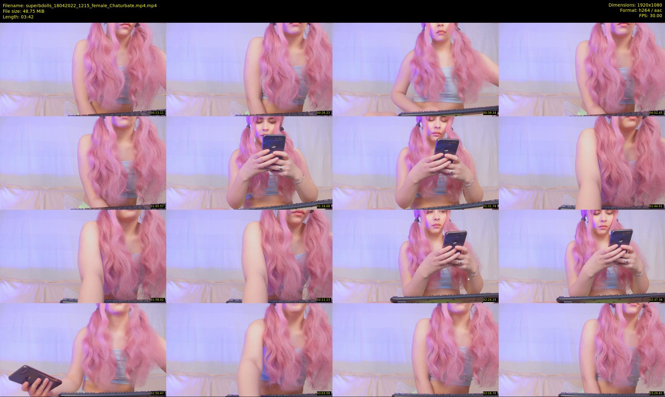 superbdolls — 4 minute Chaturbate couple cam show recording, 1080p, Apr 18, 2022