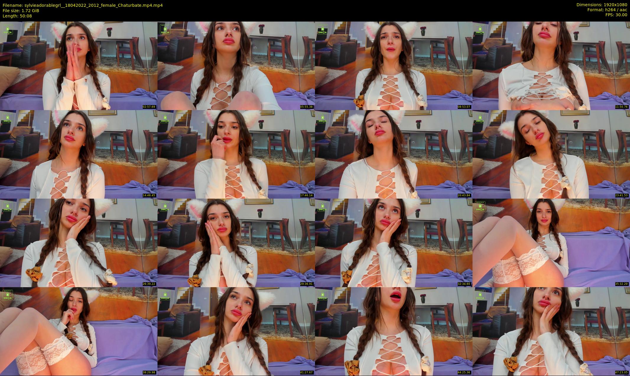 sylvieadorablegrl_ — 51 minute Chaturbate female cam show recording, 1080p, Apr 18, 2022