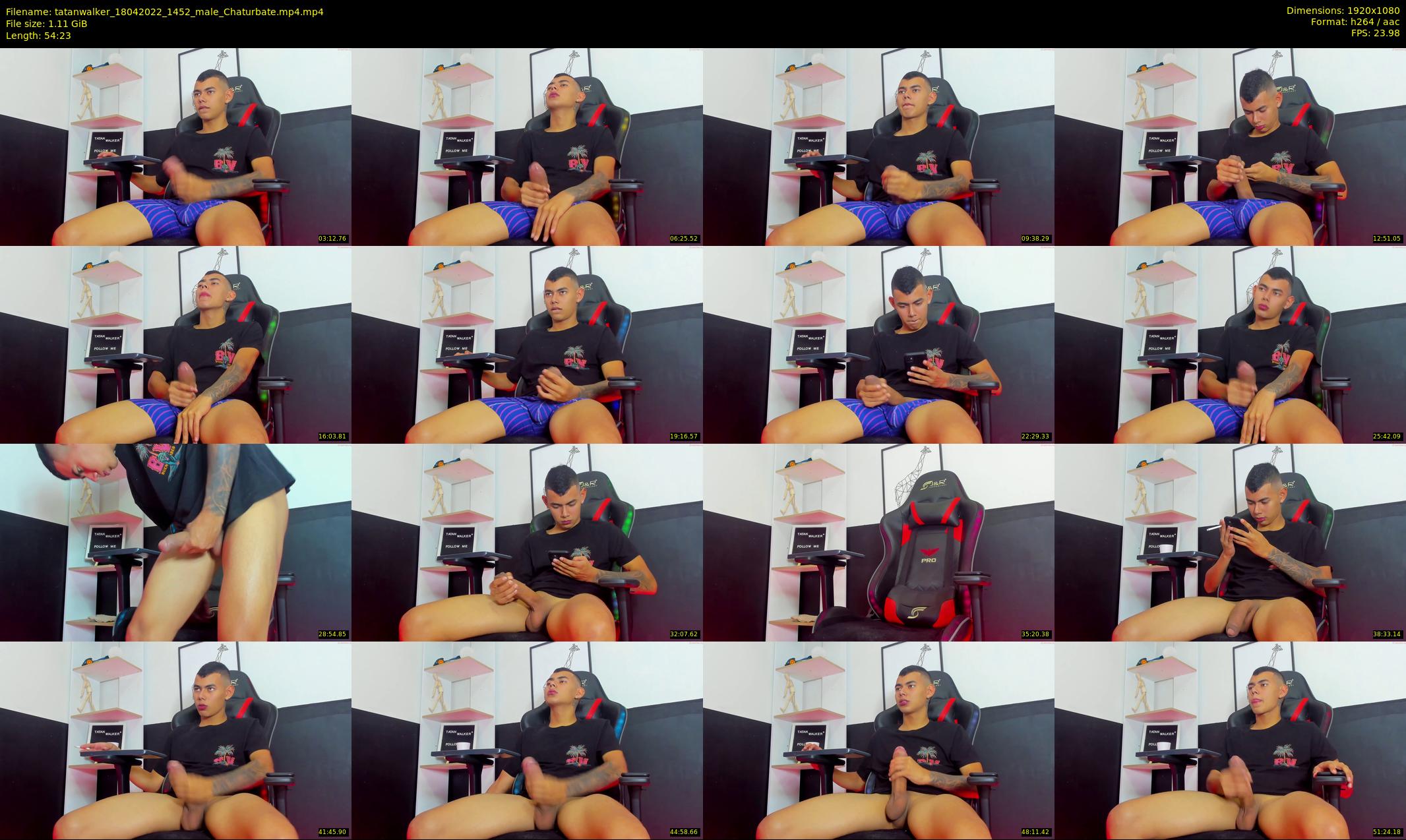 tatanwalker — 55 minute Chaturbate male cam show recording, 1080p, Apr 18, 2022
