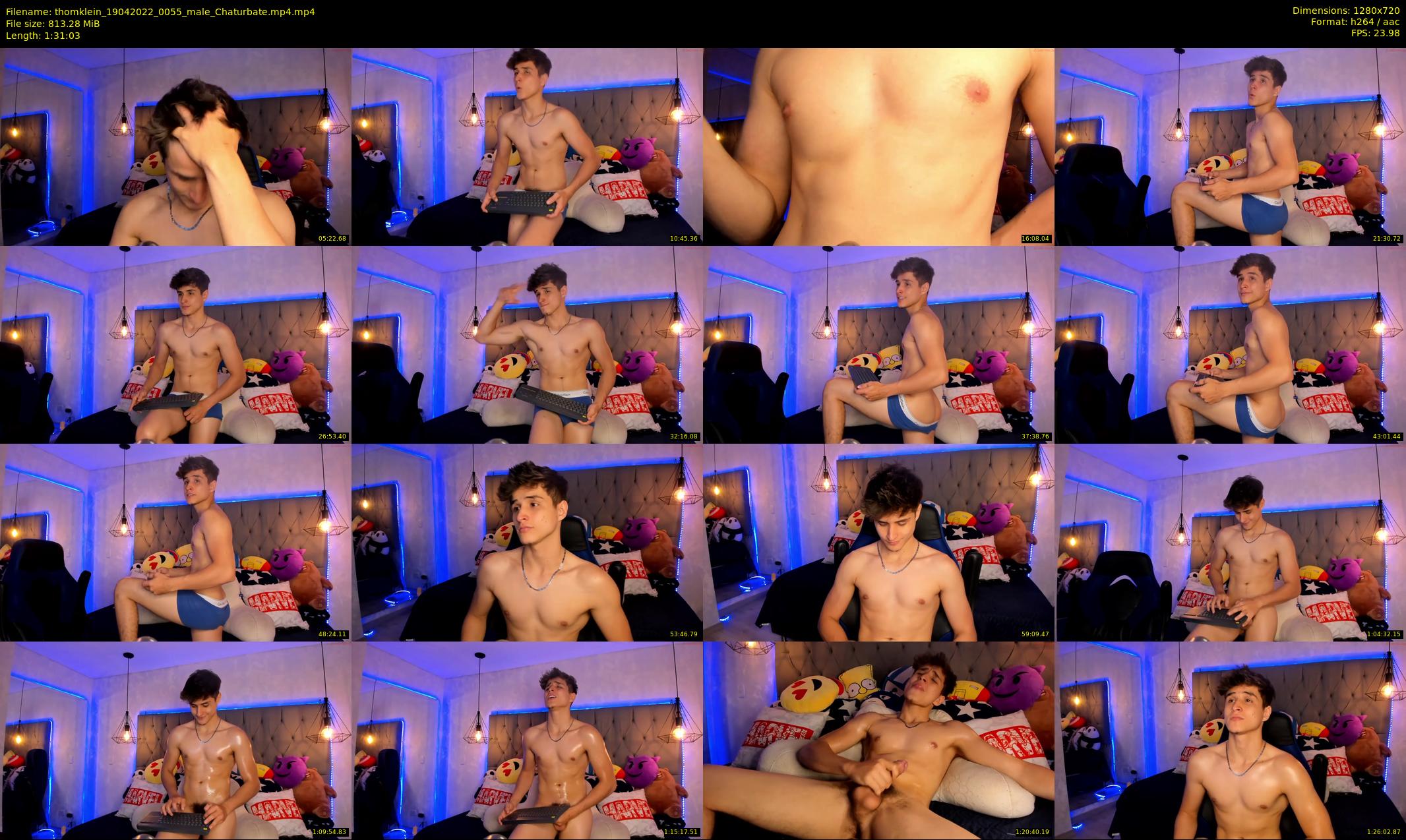 thomklein — 92 minute Chaturbate male cam show recording, 720p, Apr 19, 2022
