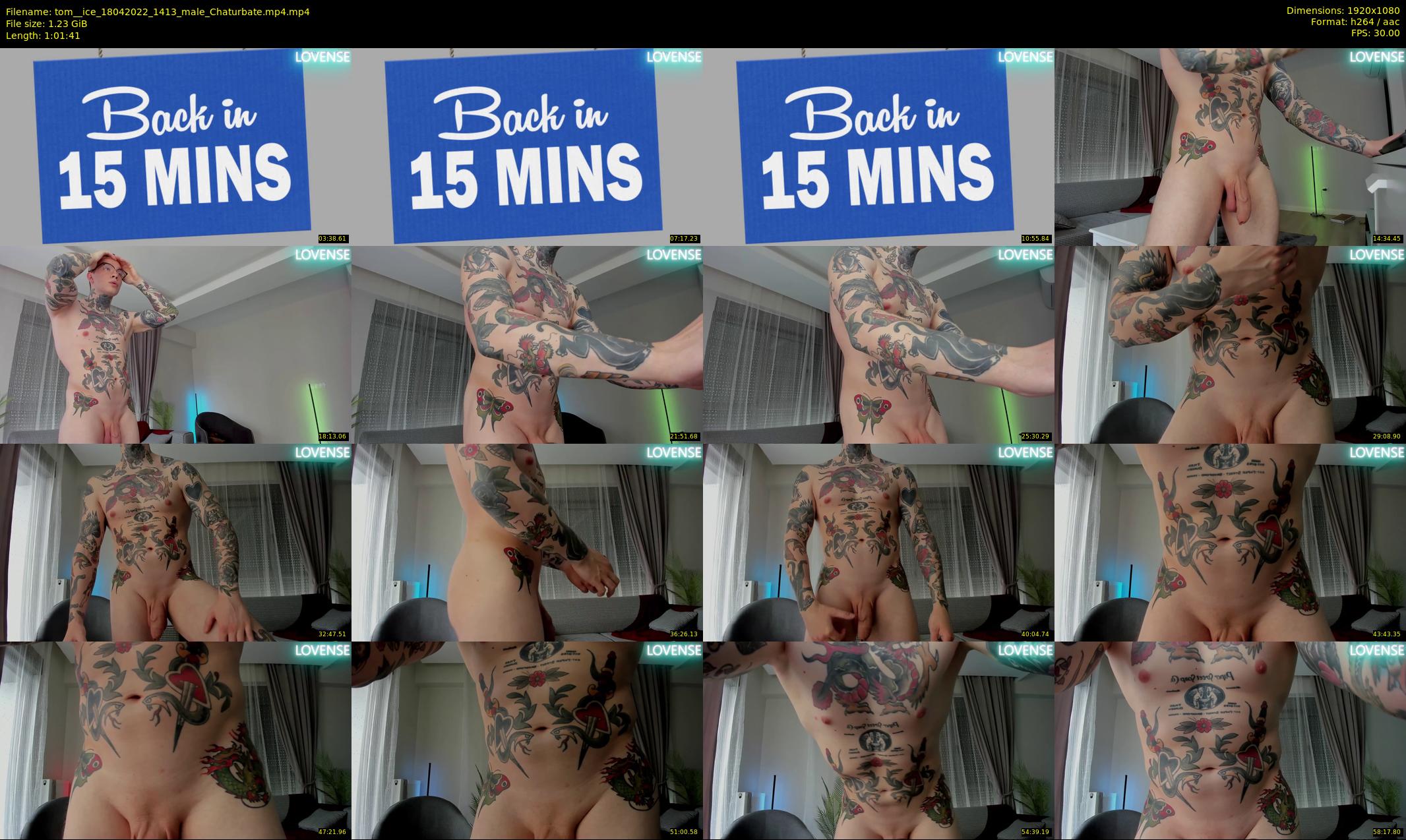 tom__ice — 62 minute Chaturbate male cam show recording, 1080p, Apr 18, 2022