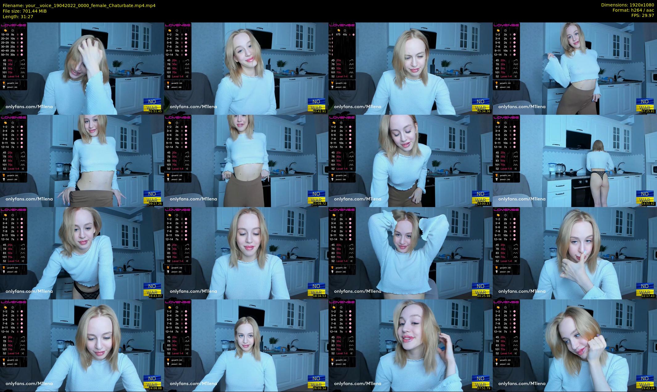 your__voice — 32 minute Chaturbate female cam show recording, 1080p, Apr 19, 2022