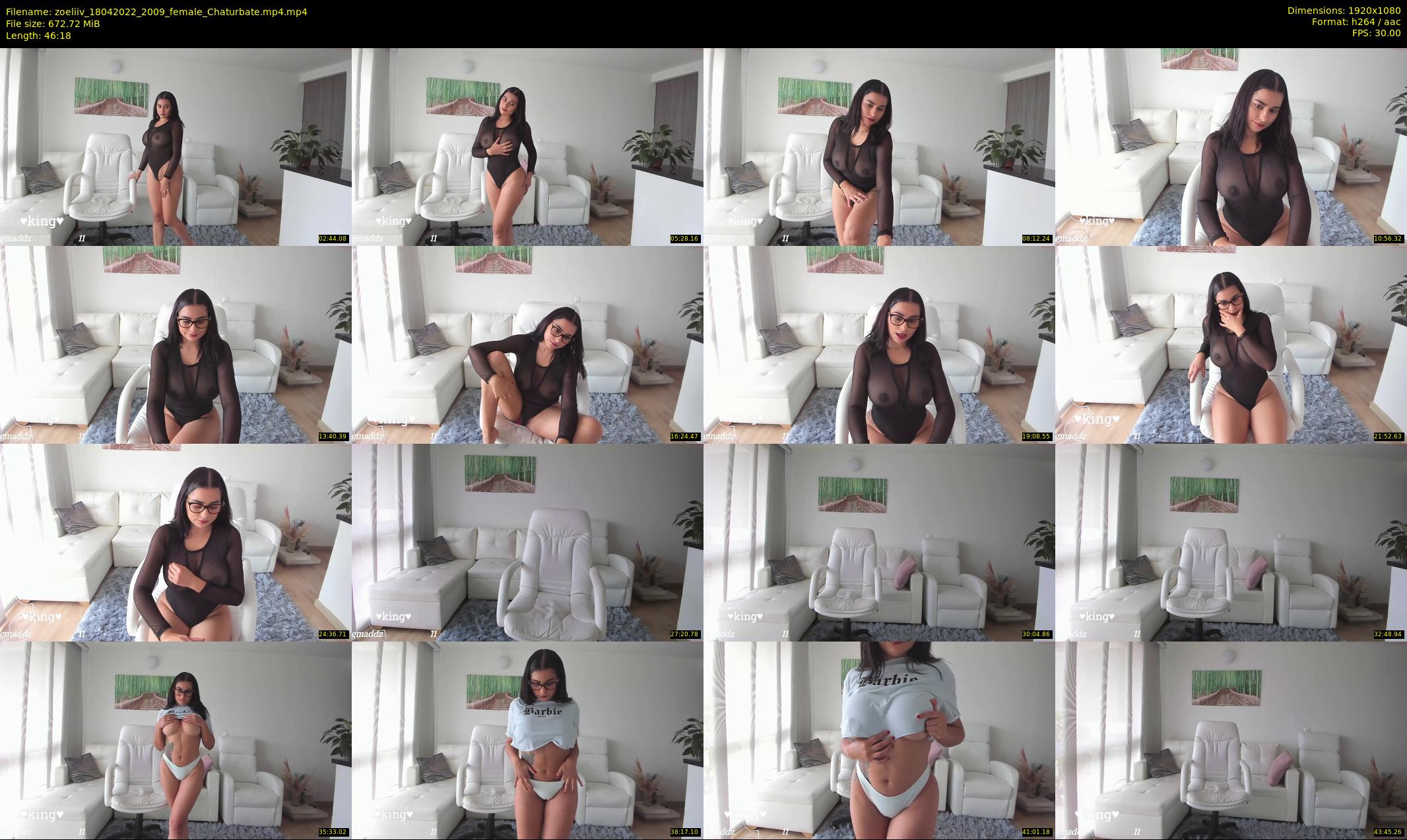 zoeliiv — 47 minute Chaturbate female cam show recording, 1080p, Apr 18, 2022