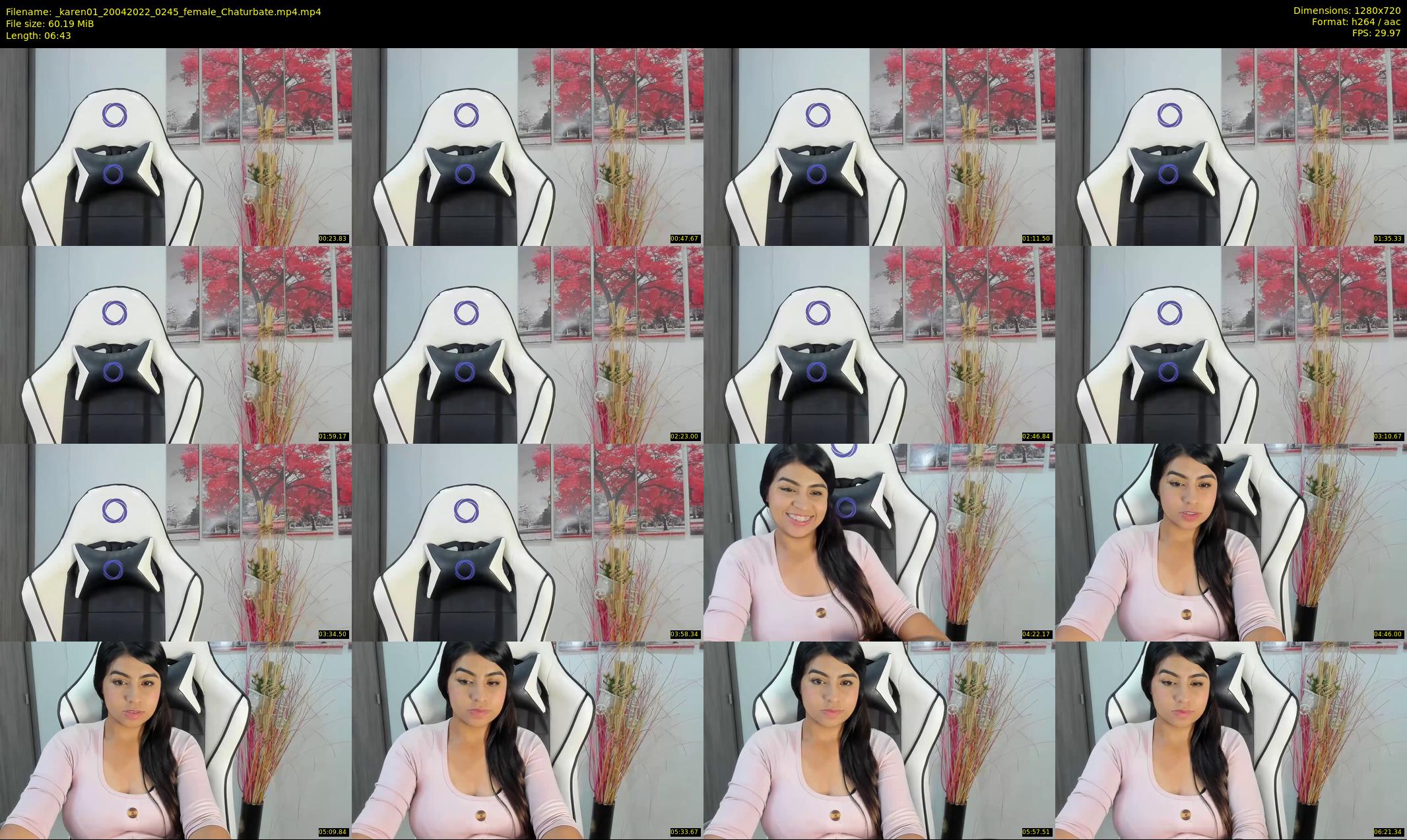 _karen01 — 7 minute Chaturbate female cam show recording, 720p, Apr 20, 2022