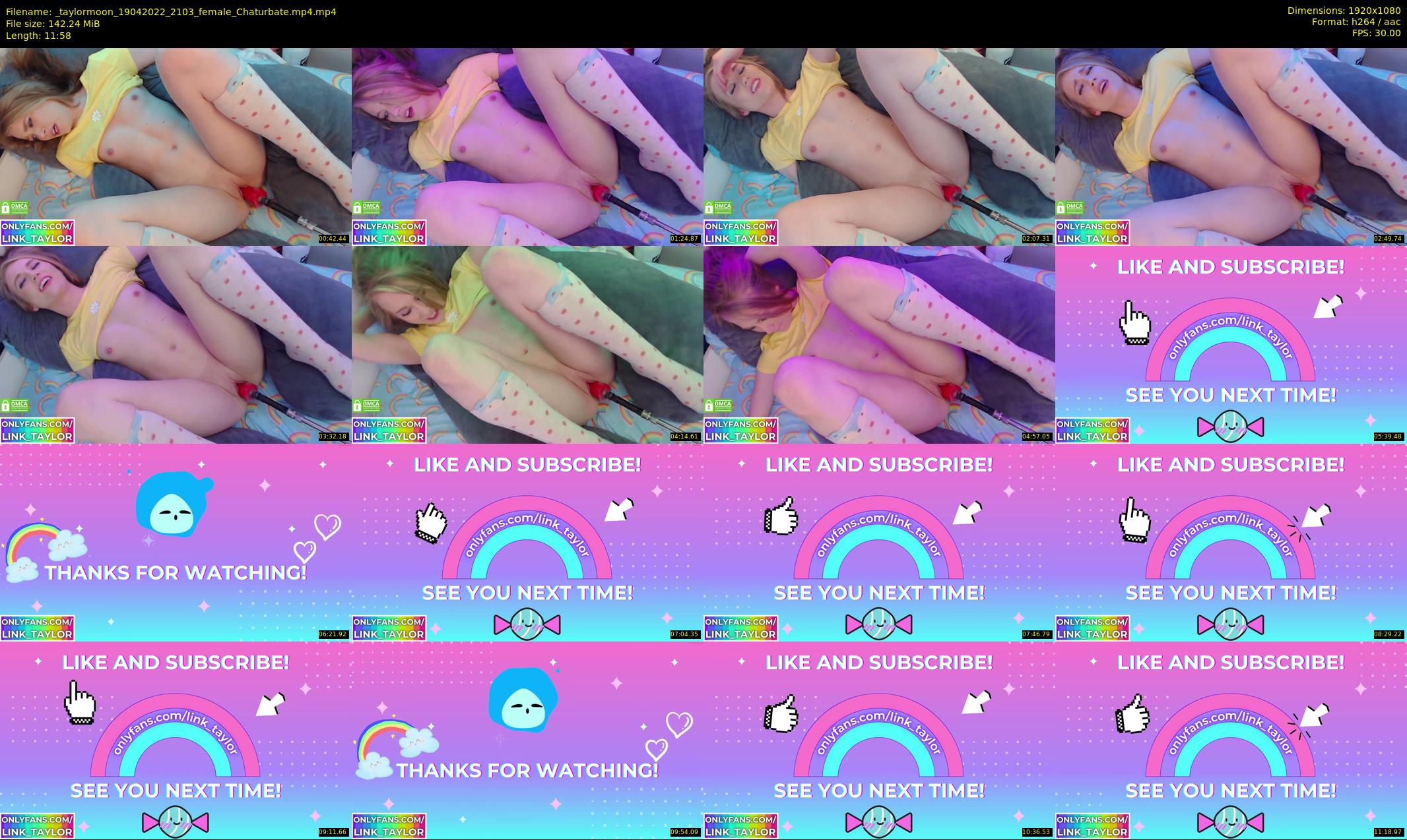 _taylormoon — 12 minute Chaturbate female cam show recording, 1080p, Apr 19, 2022