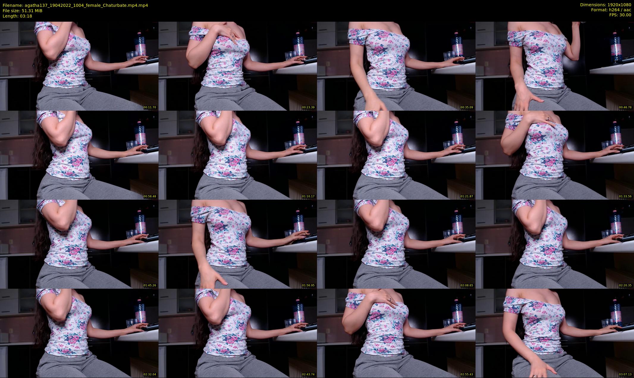 agatha137 — 4 minute Chaturbate female cam show recording, 1080p, Apr 19, 2022