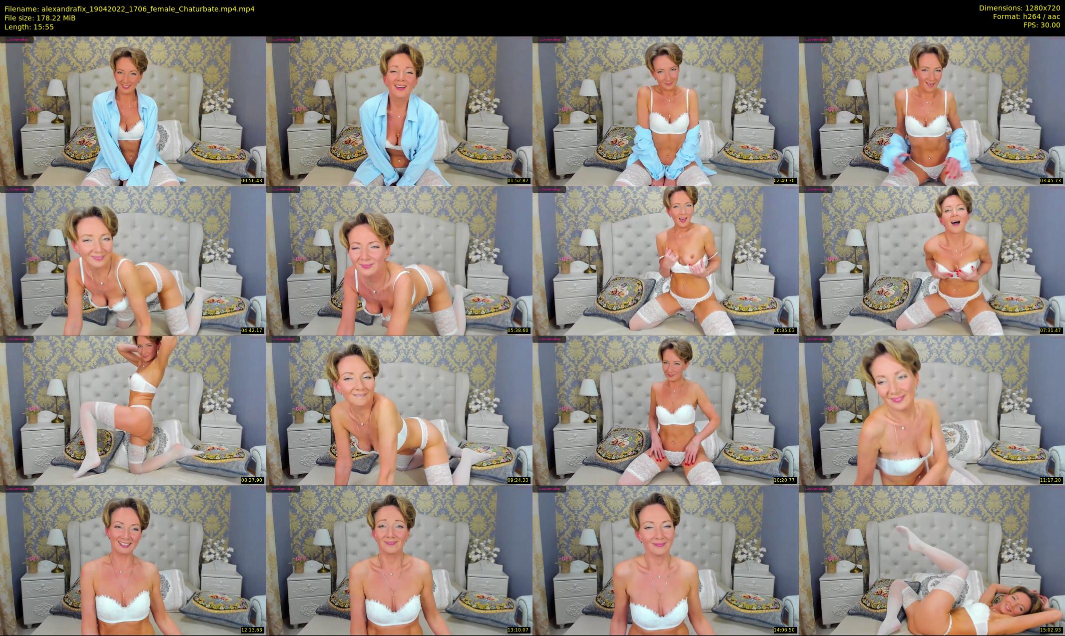 alexandrafix — 16 minute Chaturbate female cam show recording, 720p, Apr 19, 2022