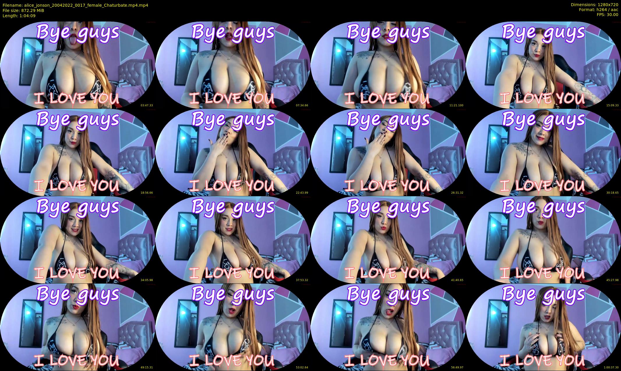 alice_jonson — 65 minute Chaturbate female cam show recording, 720p, Apr 20, 2022