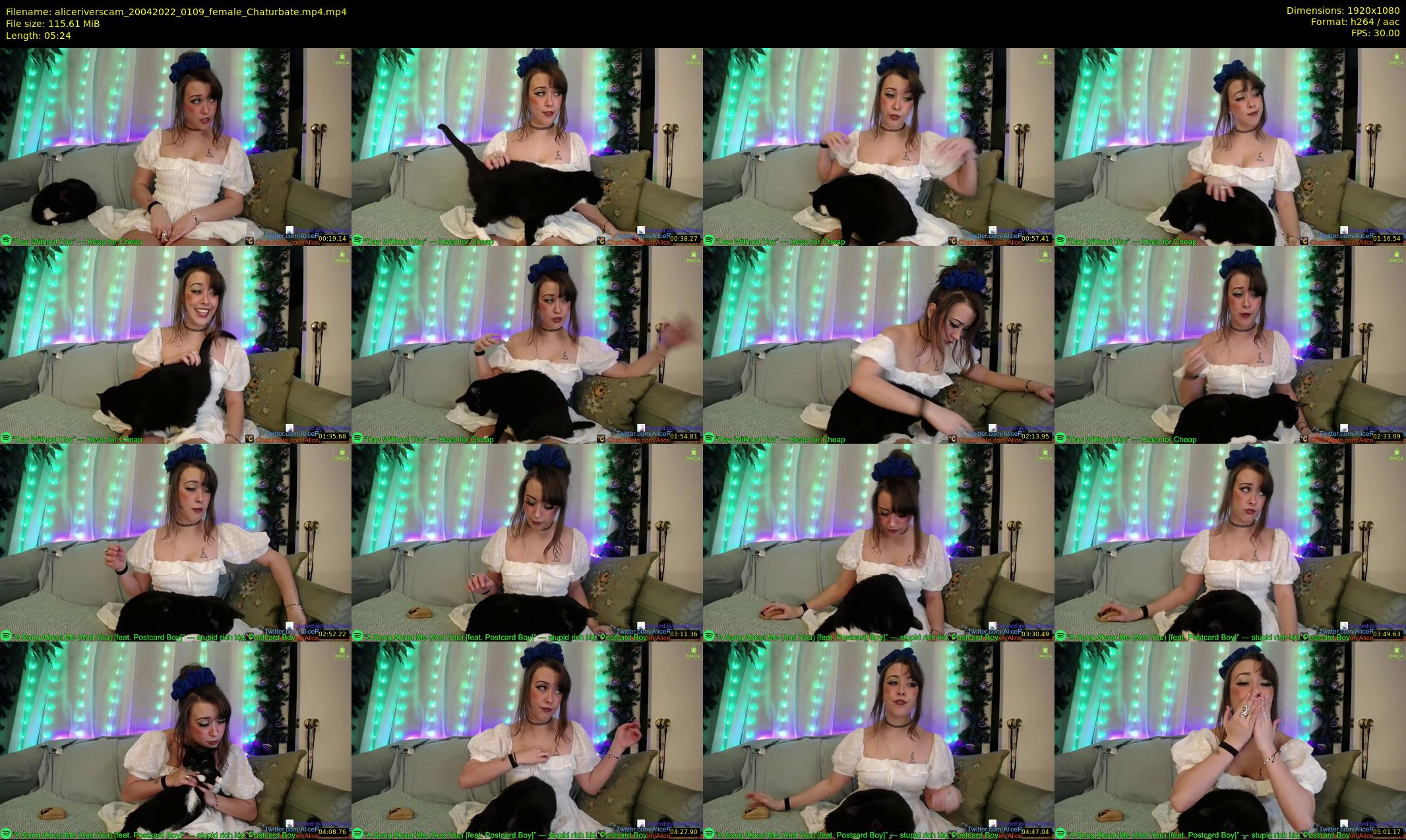 aliceriverscam — 6 minute Chaturbate female cam show recording, 1080p, Apr 20, 2022