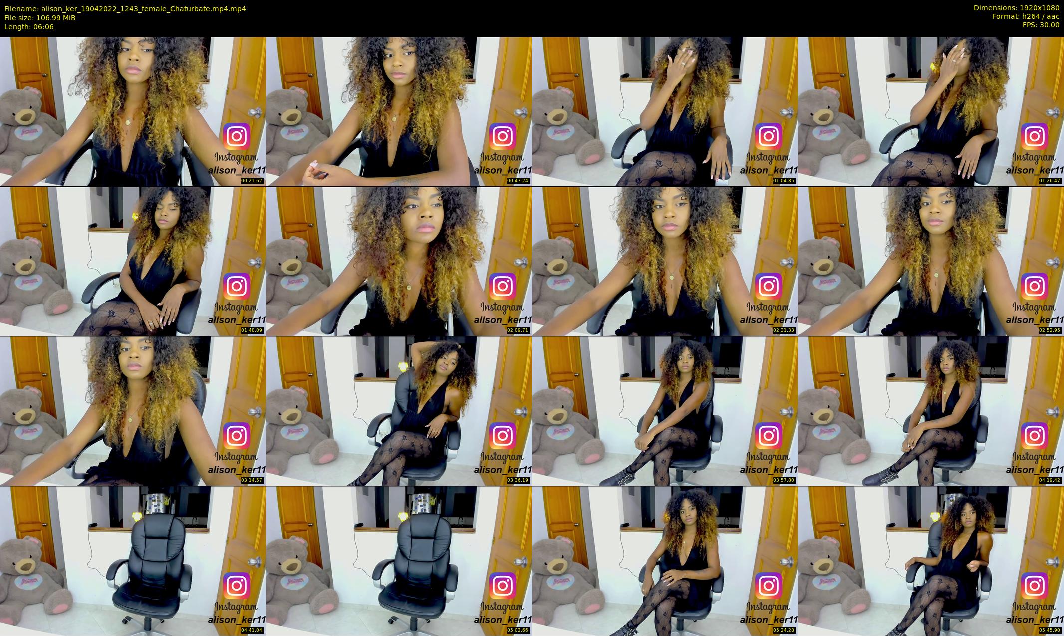 alison_ker — 7 minute Chaturbate female cam show recording, 1080p, Apr 19, 2022