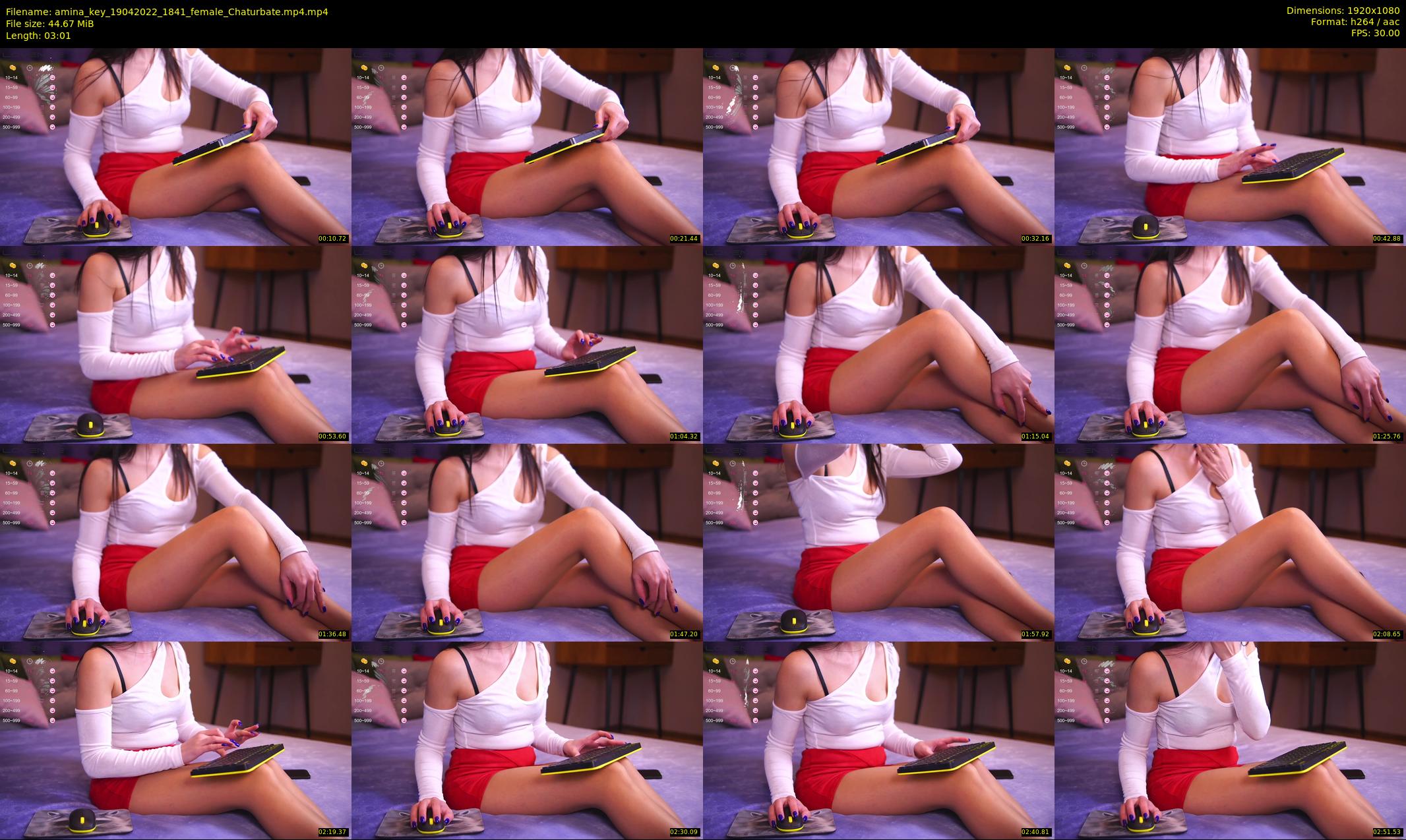amina_key — 4 minute Chaturbate female cam show recording, 1080p, Apr 19, 2022