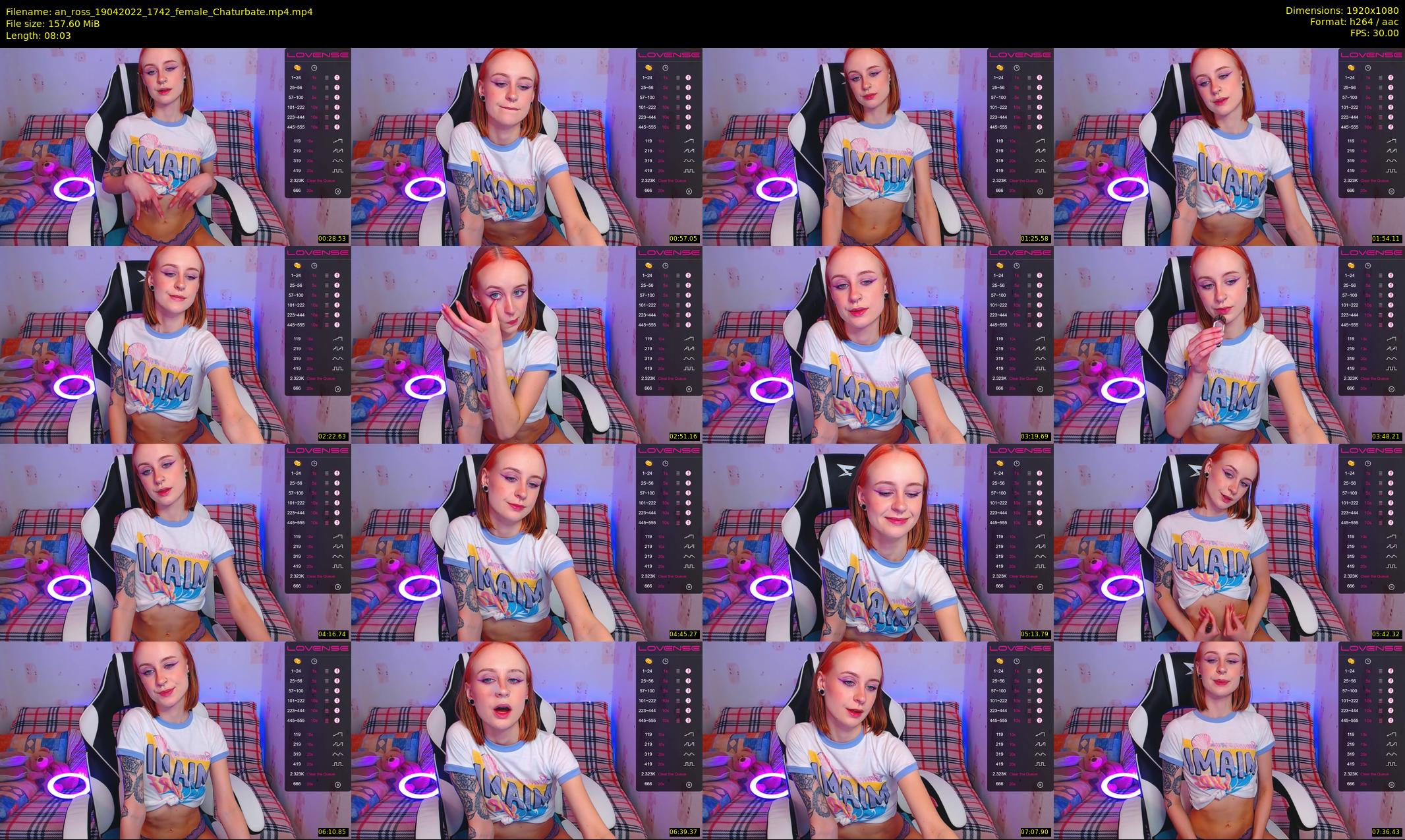 an_ross — 9 minute Chaturbate female cam show recording, 1080p, Apr 19, 2022
