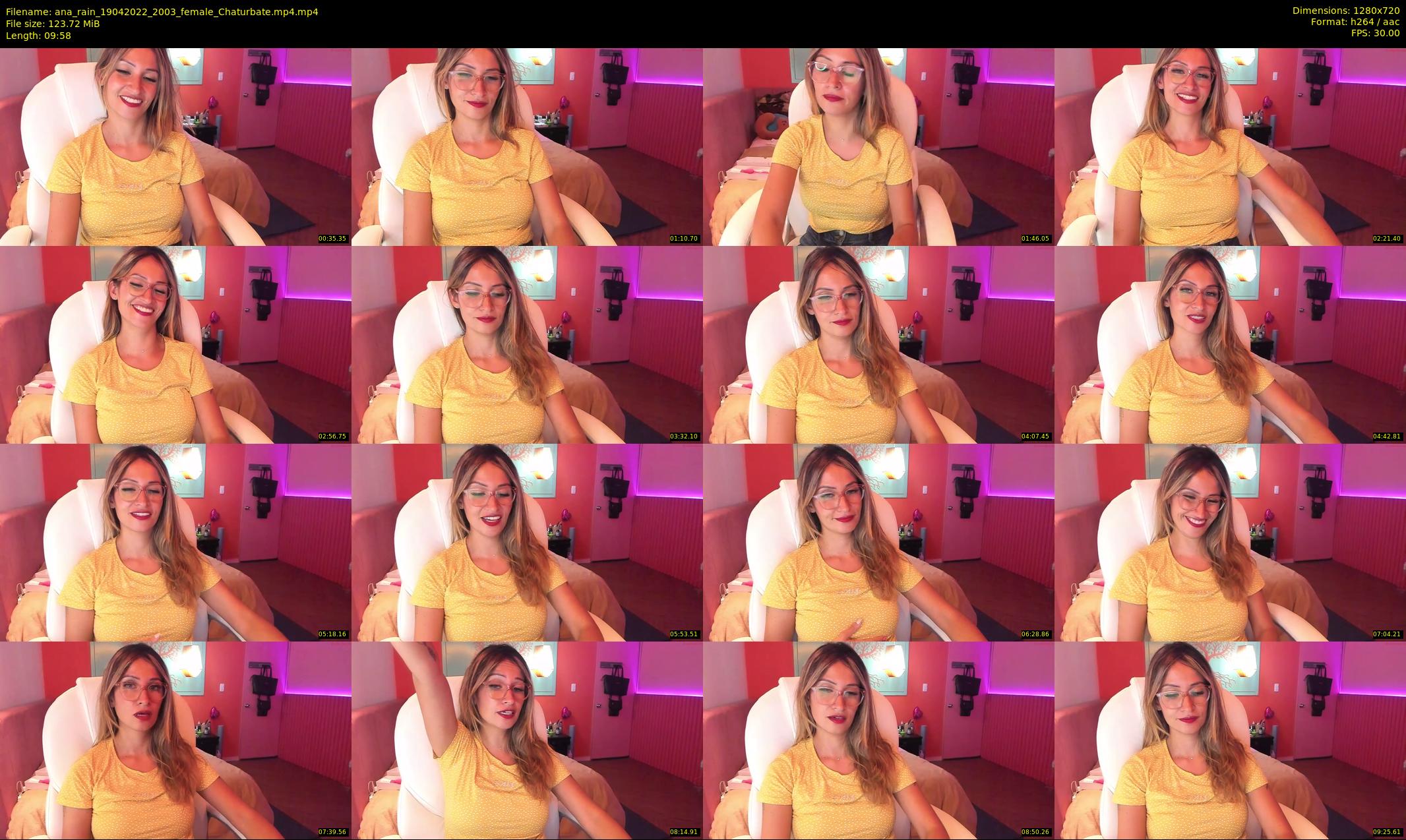 ana_rain — 10 minute Chaturbate female cam show recording, 720p, Apr 19, 2022