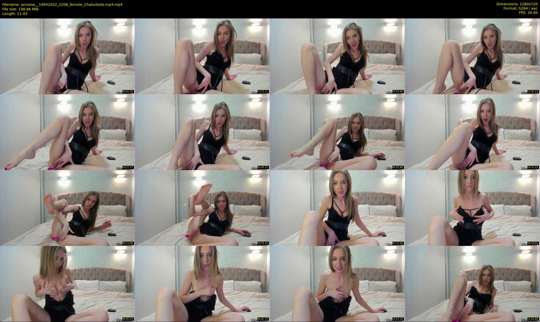 annaise_ — 12 minute Chaturbate female cam show recording, 720p, Apr 19, 2022