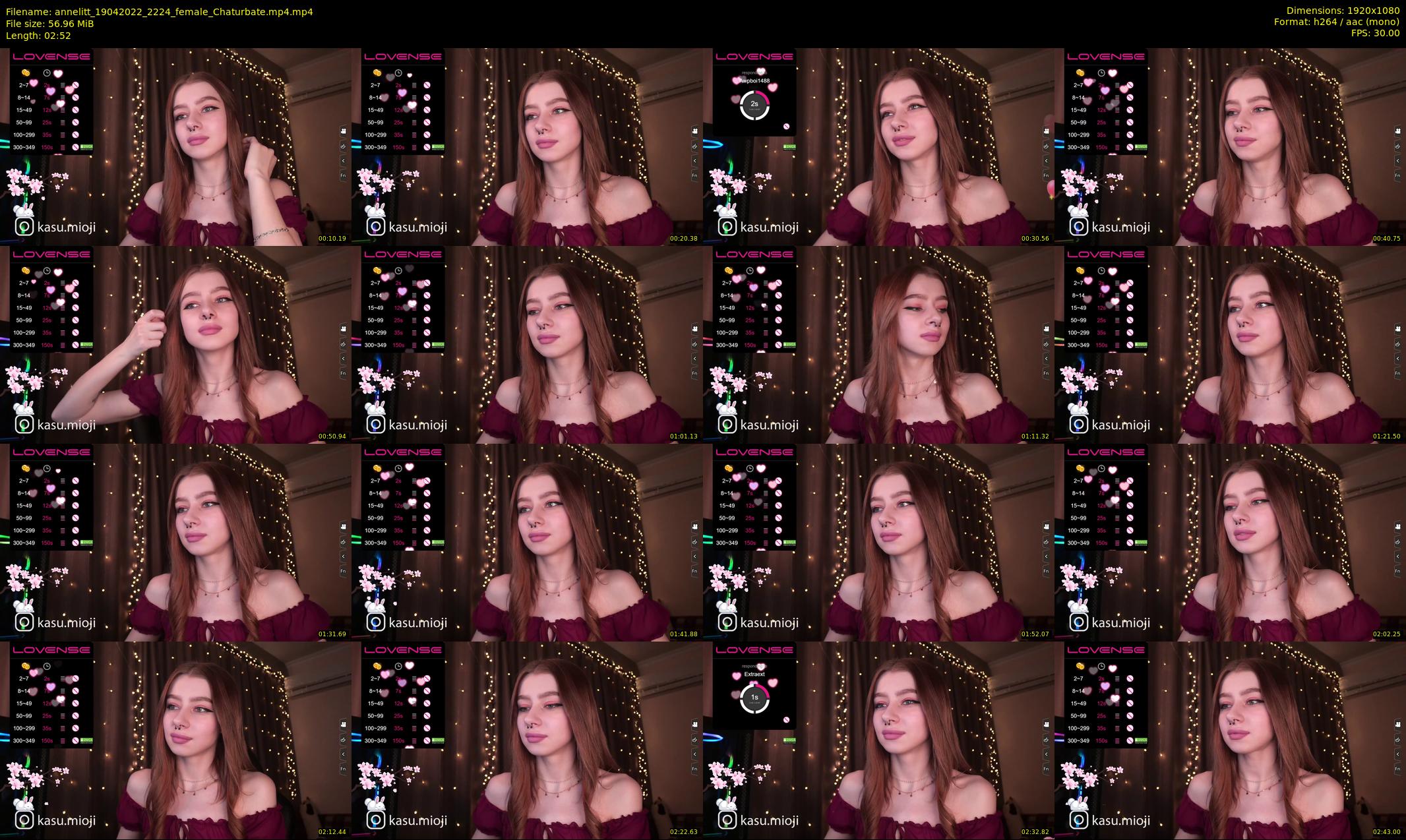 annelitt — 3 minute Chaturbate female cam show recording, 1080p, Apr 19, 2022