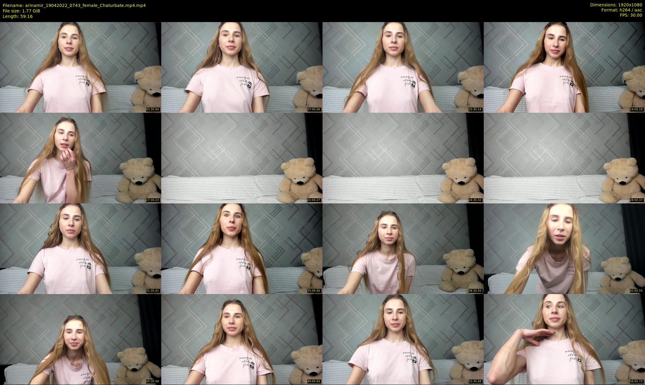arinamir — 60 minute Chaturbate female cam show recording, 1080p, Apr 19, 2022