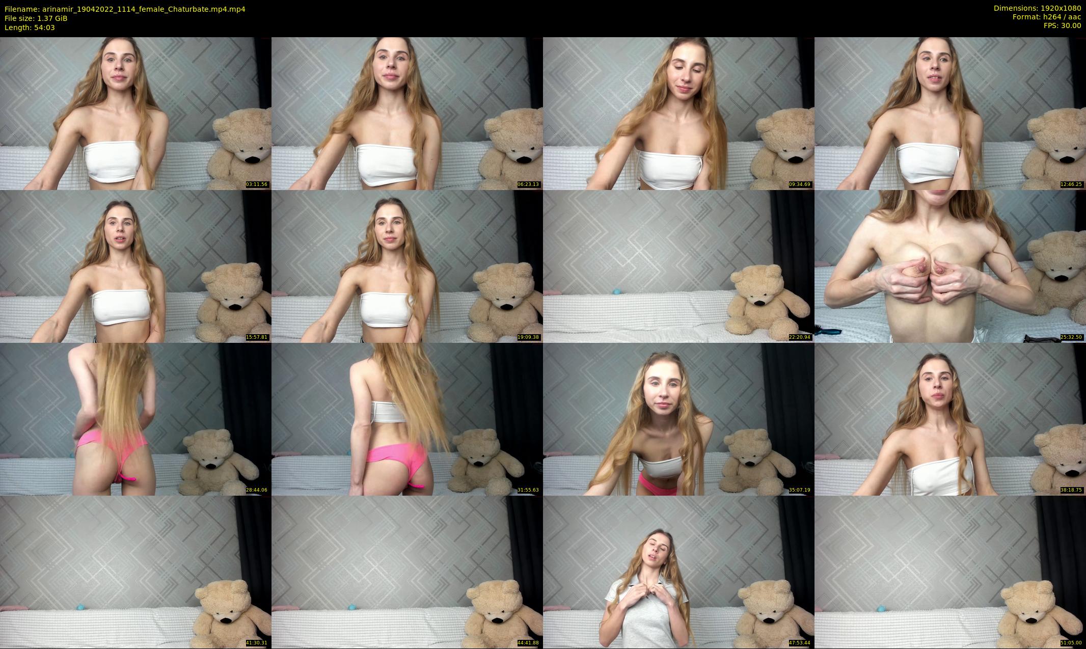 arinamir — 55 minute Chaturbate female cam show recording, 1080p, Apr 19, 2022