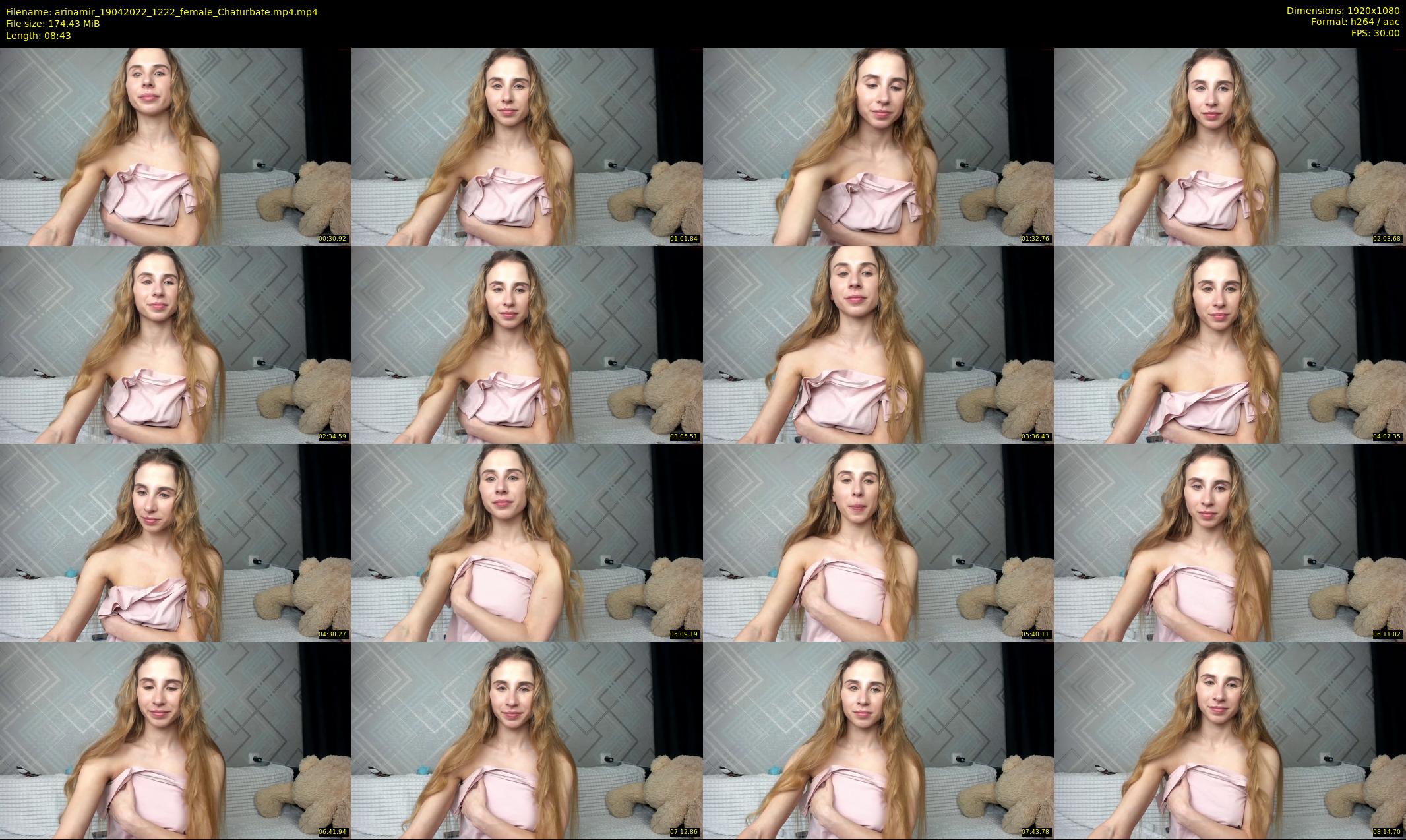arinamir — 9 minute Chaturbate female cam show recording, 1080p, Apr 19, 2022