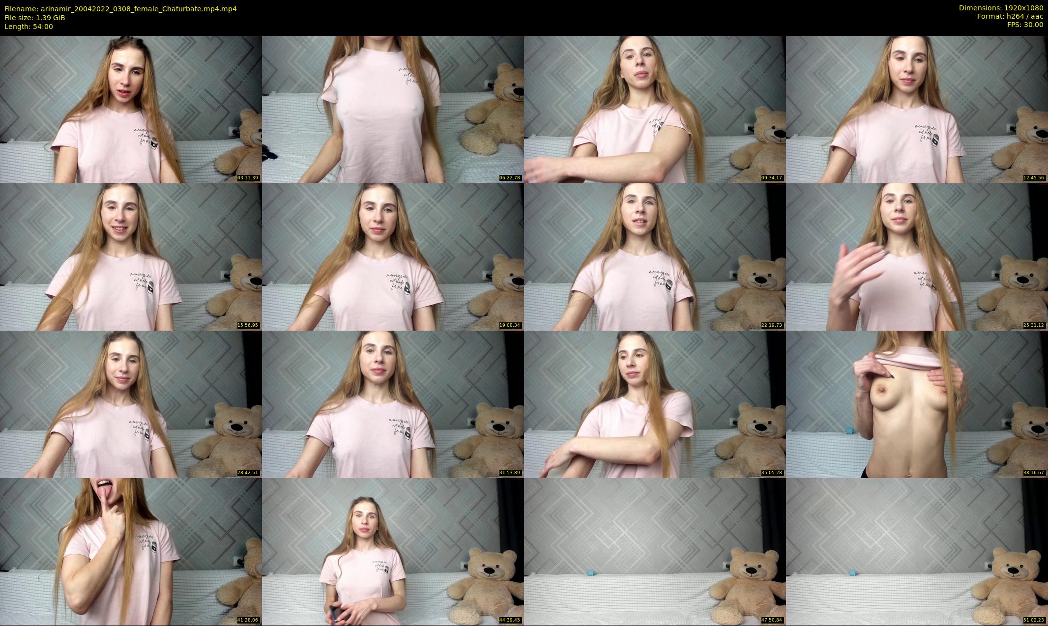 arinamir — 54 minute Chaturbate female cam show recording, 1080p, Apr 20, 2022