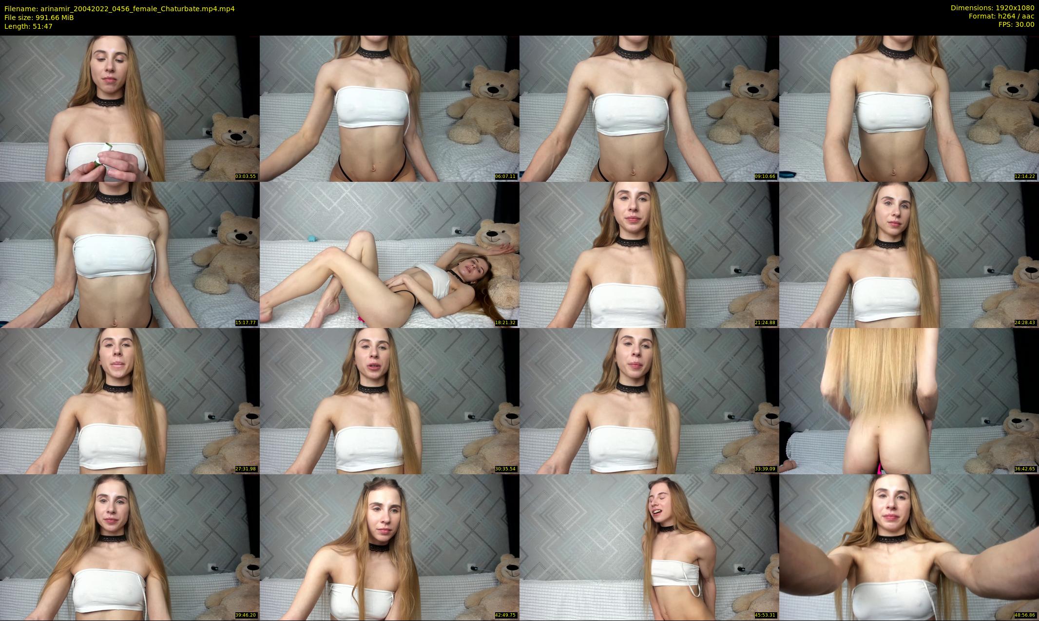 arinamir — 52 minute Chaturbate female cam show recording, 1080p, Apr 20, 2022