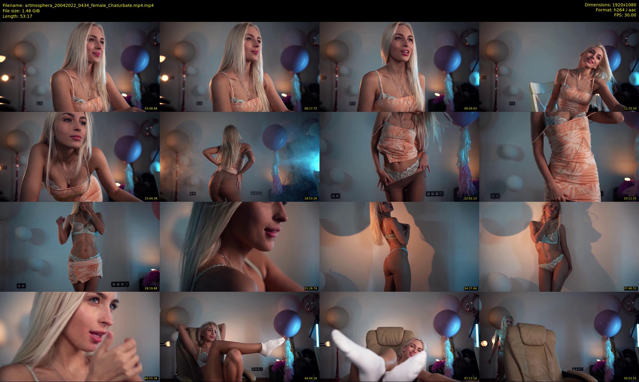 artmosphera — 54 minute Chaturbate female cam show recording, 1080p, Apr 20, 2022