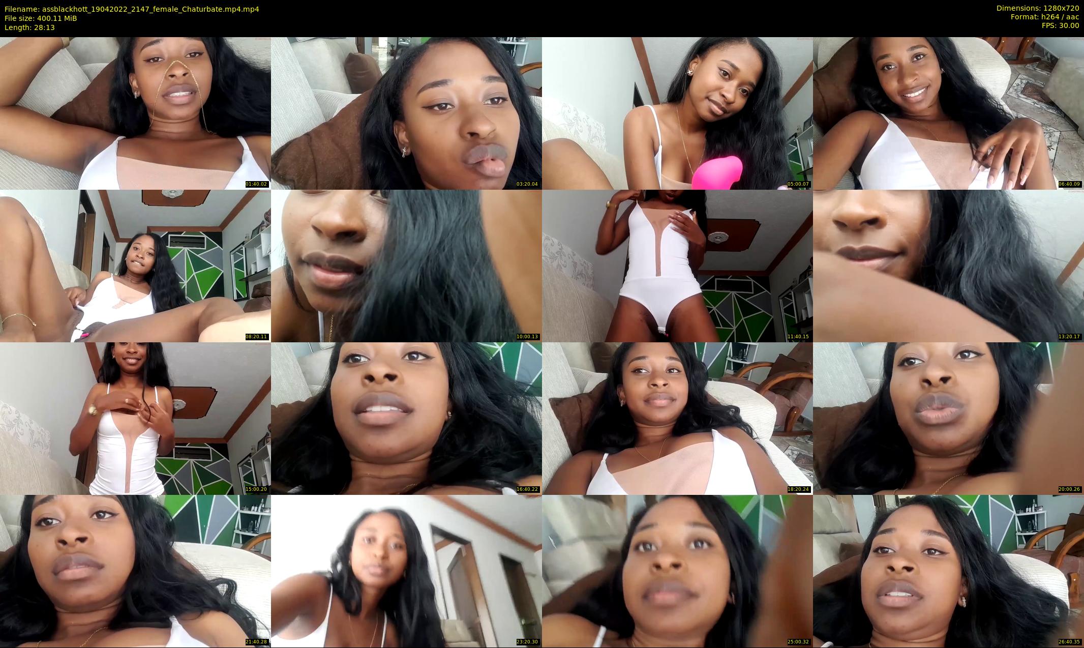 assblackhott — 29 minute Chaturbate female cam show recording, 720p, Apr 19, 2022