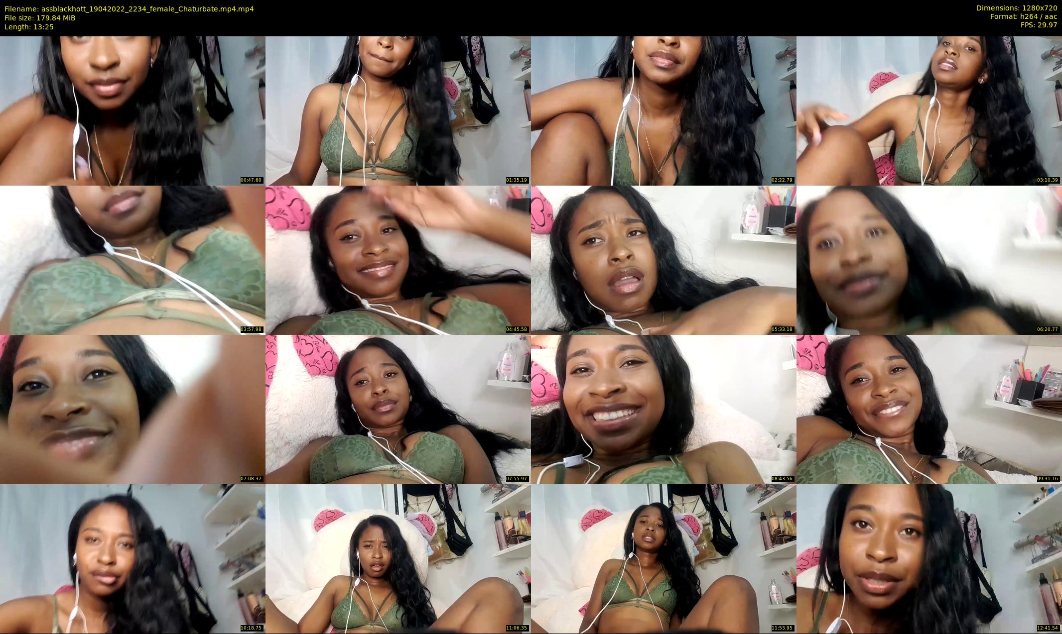 assblackhott — 14 minute Chaturbate female cam show recording, 720p, Apr 19, 2022
