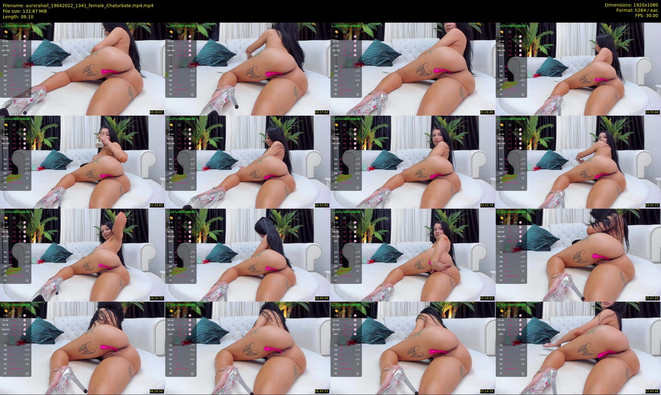 aurorahall — 9 minute Chaturbate female cam show recording, 1080p, Apr 19, 2022