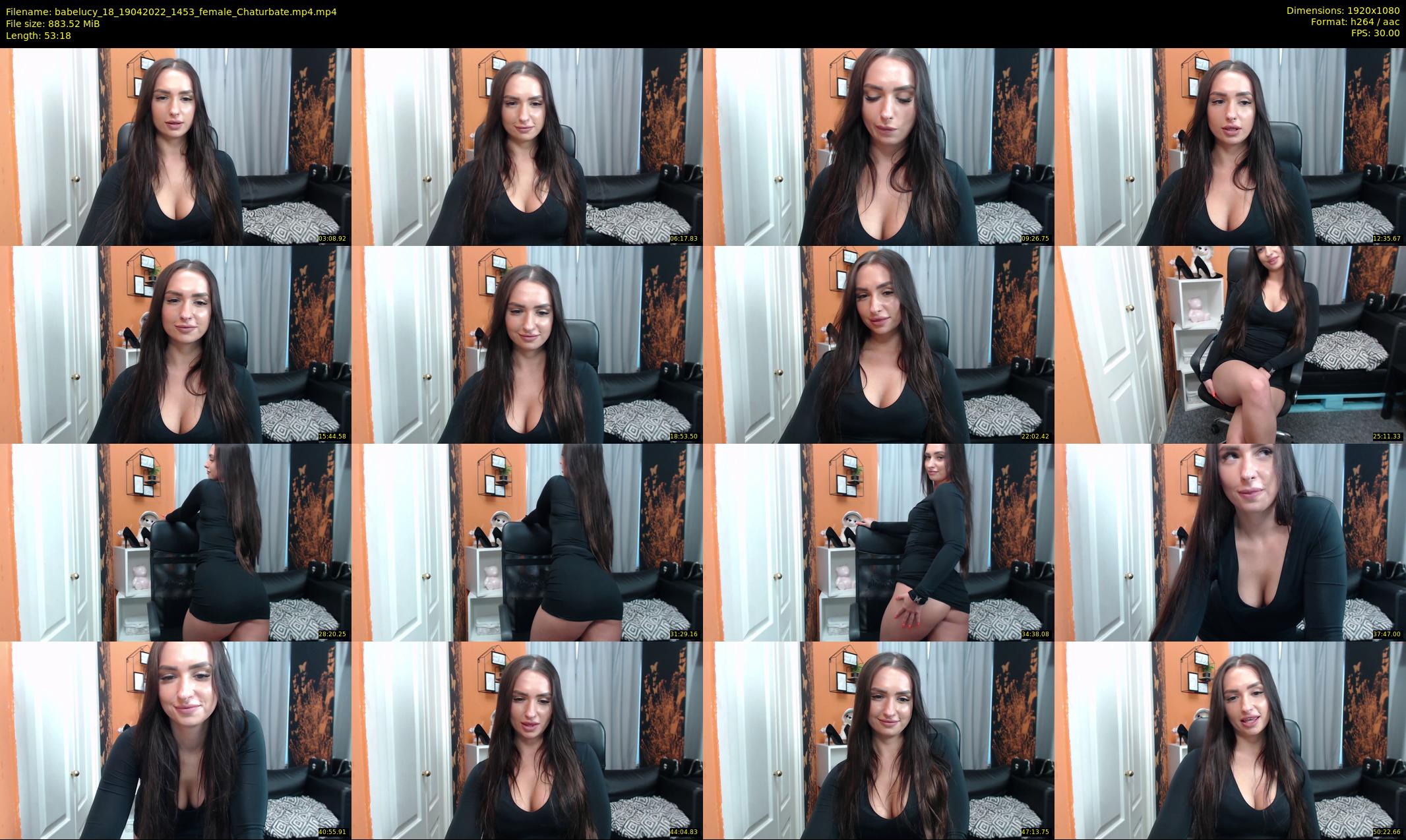 babelucy_18 — 54 minute Chaturbate female cam show recording, 1080p, Apr 19, 2022