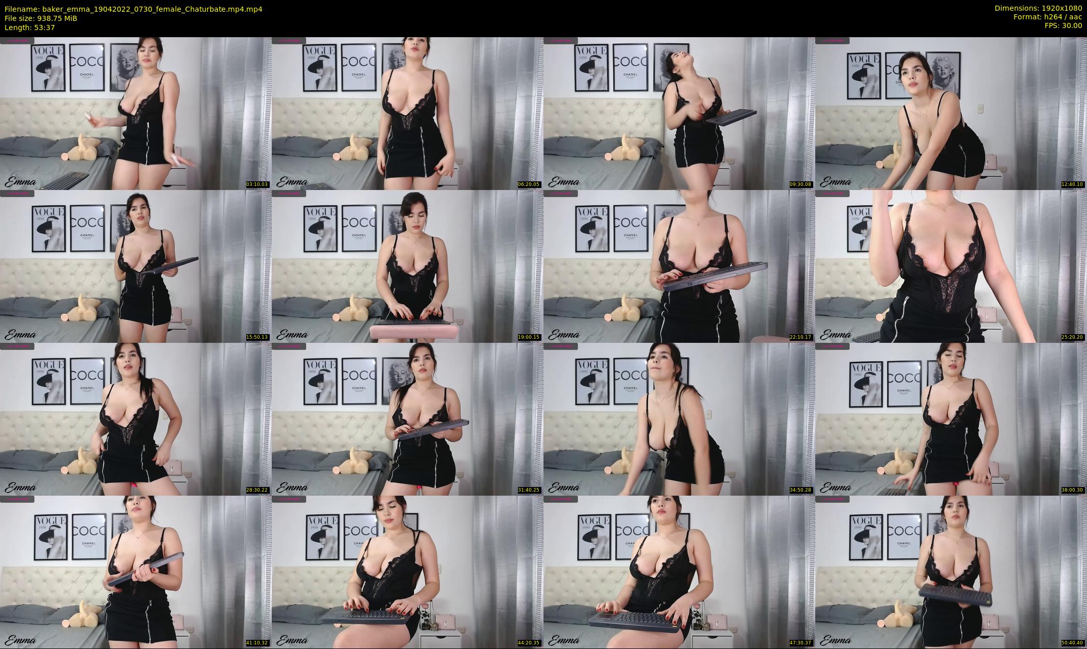 baker_emma — 54 minute Chaturbate female cam show recording, 1080p, Apr 19, 2022