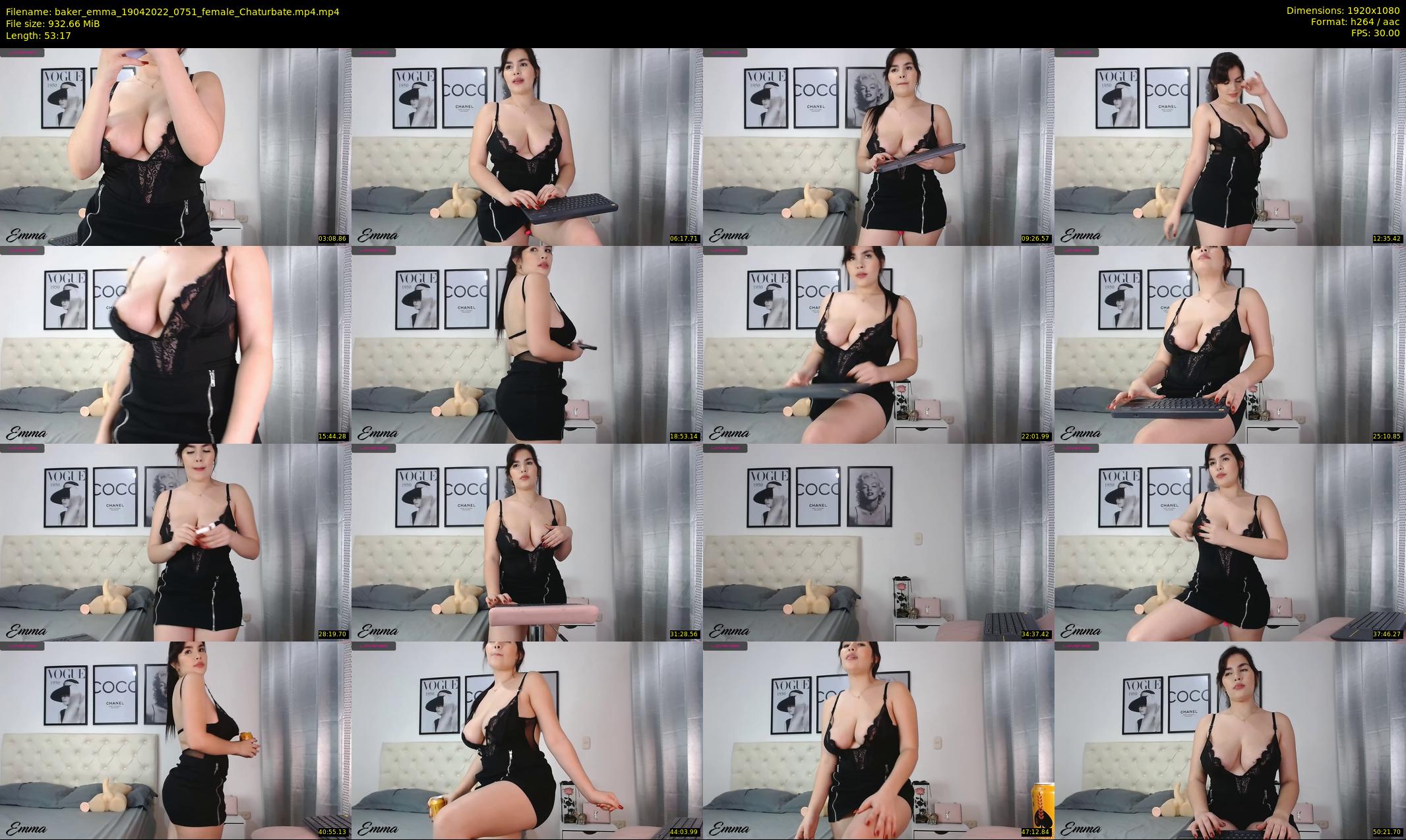 baker_emma — 54 minute Chaturbate female cam show recording, 1080p, Apr 19, 2022