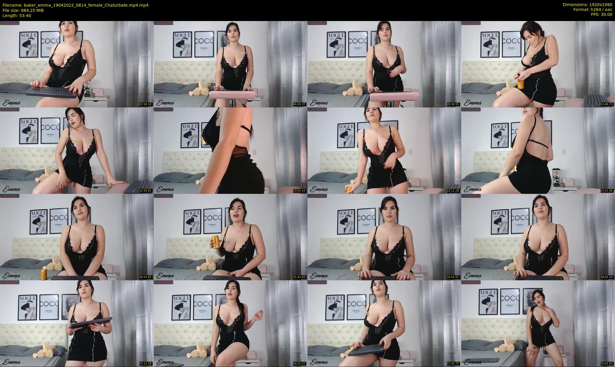 baker_emma — 54 minute Chaturbate female cam show recording, 1080p, Apr 19, 2022