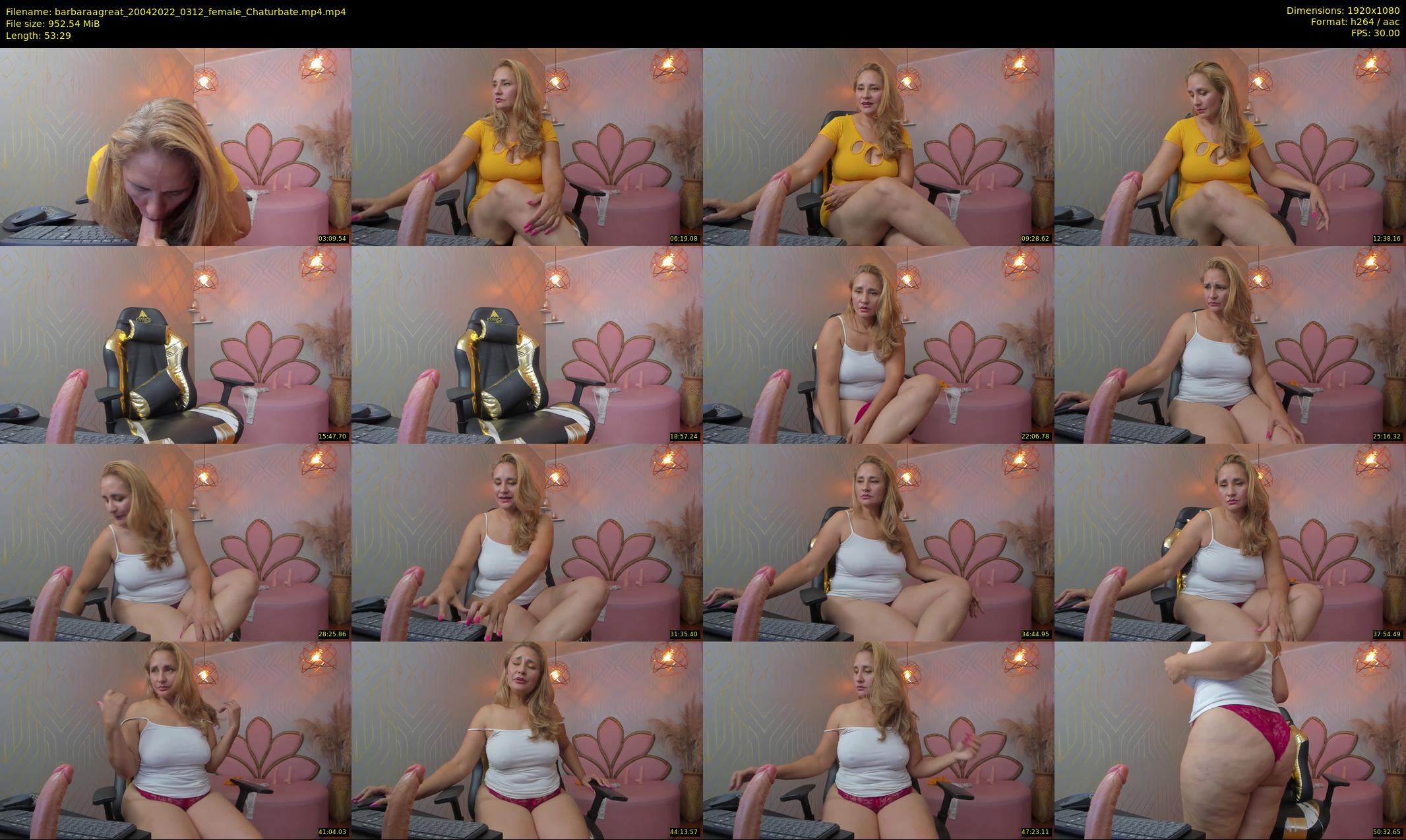 barbaraagreat — 54 minute Chaturbate female cam show recording, 1080p, Apr 20, 2022