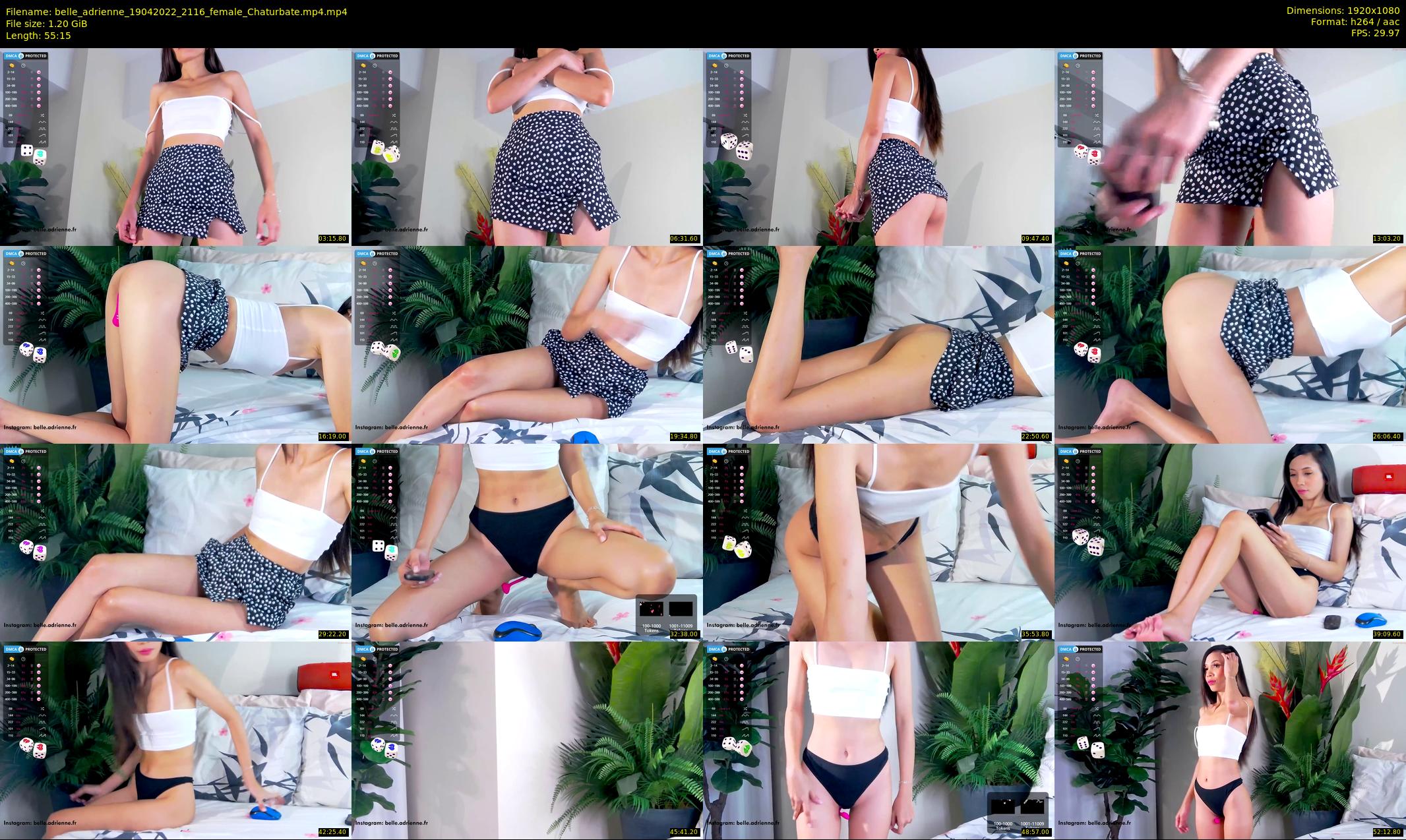belle_adrienne — 56 minute Chaturbate couple cam show recording, 1080p, Apr 19, 2022