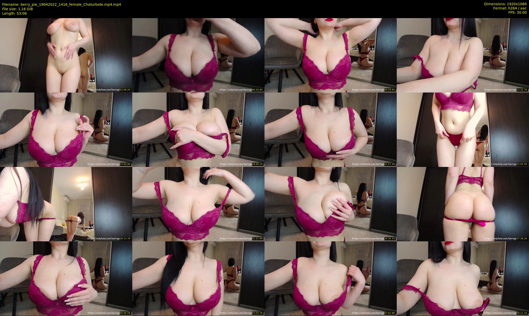 berry_pie — 54 minute Chaturbate female cam show recording, 1080p, Apr 19, 2022