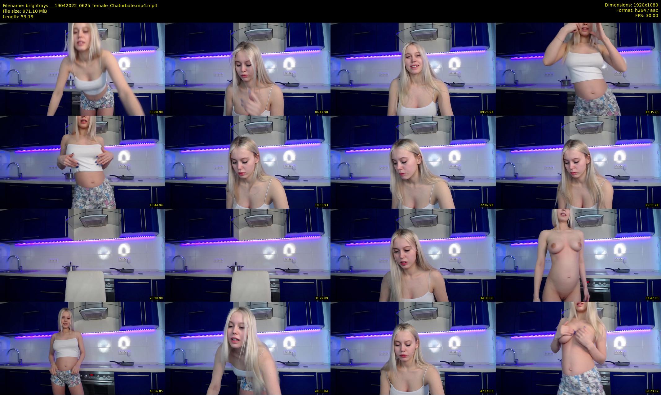 brightrays__ — 54 minute Chaturbate female cam show recording, 1080p, Apr 19, 2022