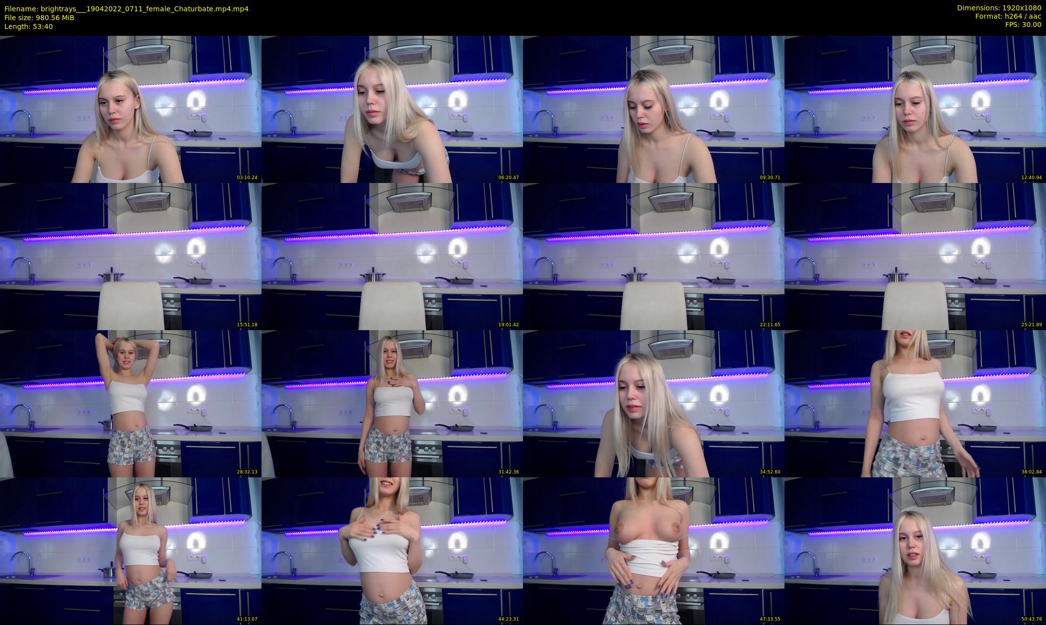 brightrays__ — 54 minute Chaturbate female cam show recording, 1080p, Apr 19, 2022