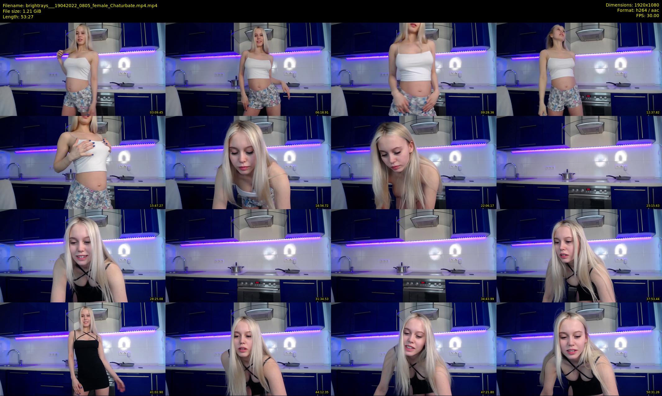 brightrays__ — 54 minute Chaturbate female cam show recording, 1080p, Apr 19, 2022
